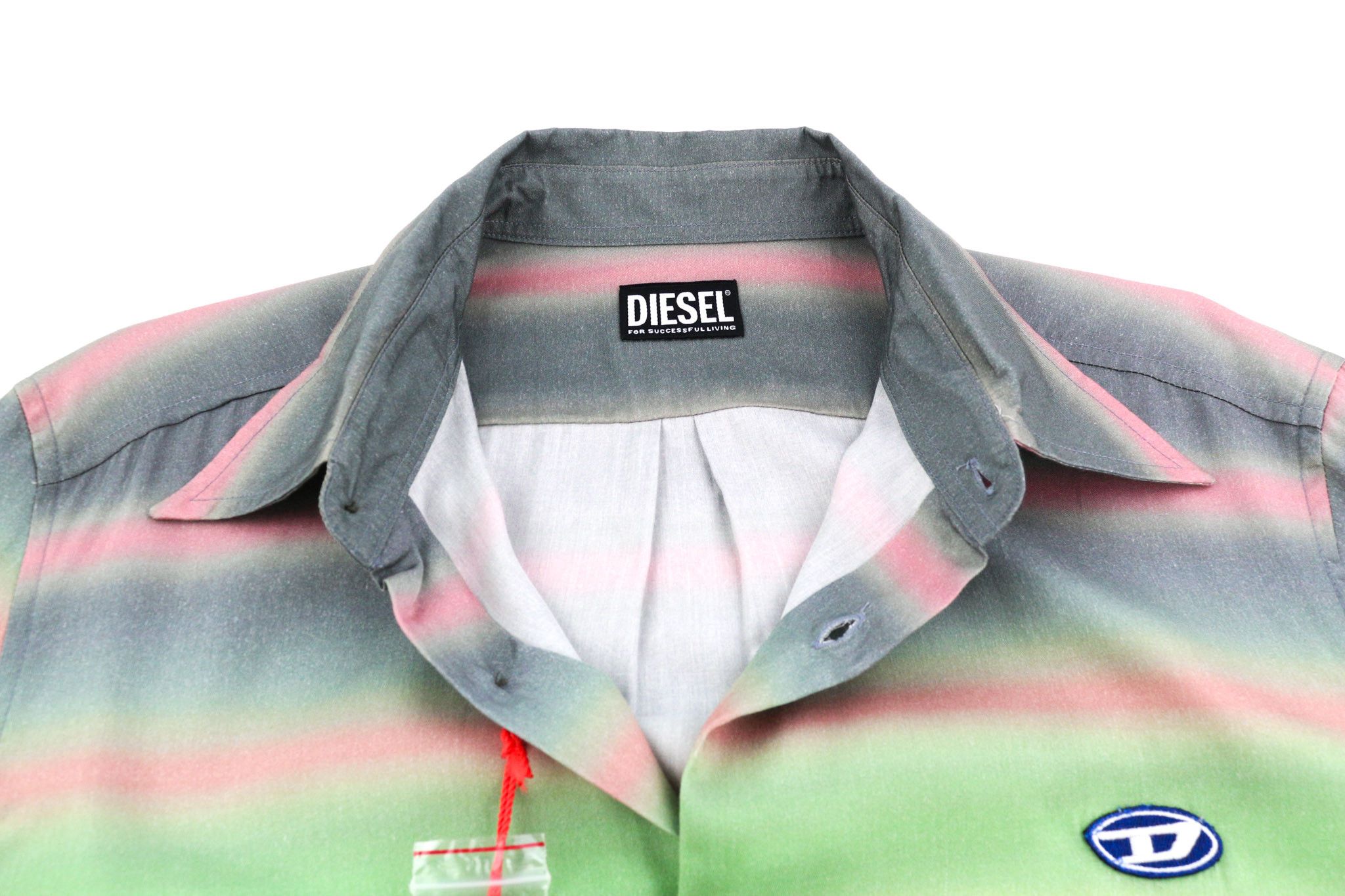 Diesel S-TUCKER-STRIPE L Patterned Buttoned Light 40499 Size US L / EU 52-54 / 3 - 4 Thumbnail