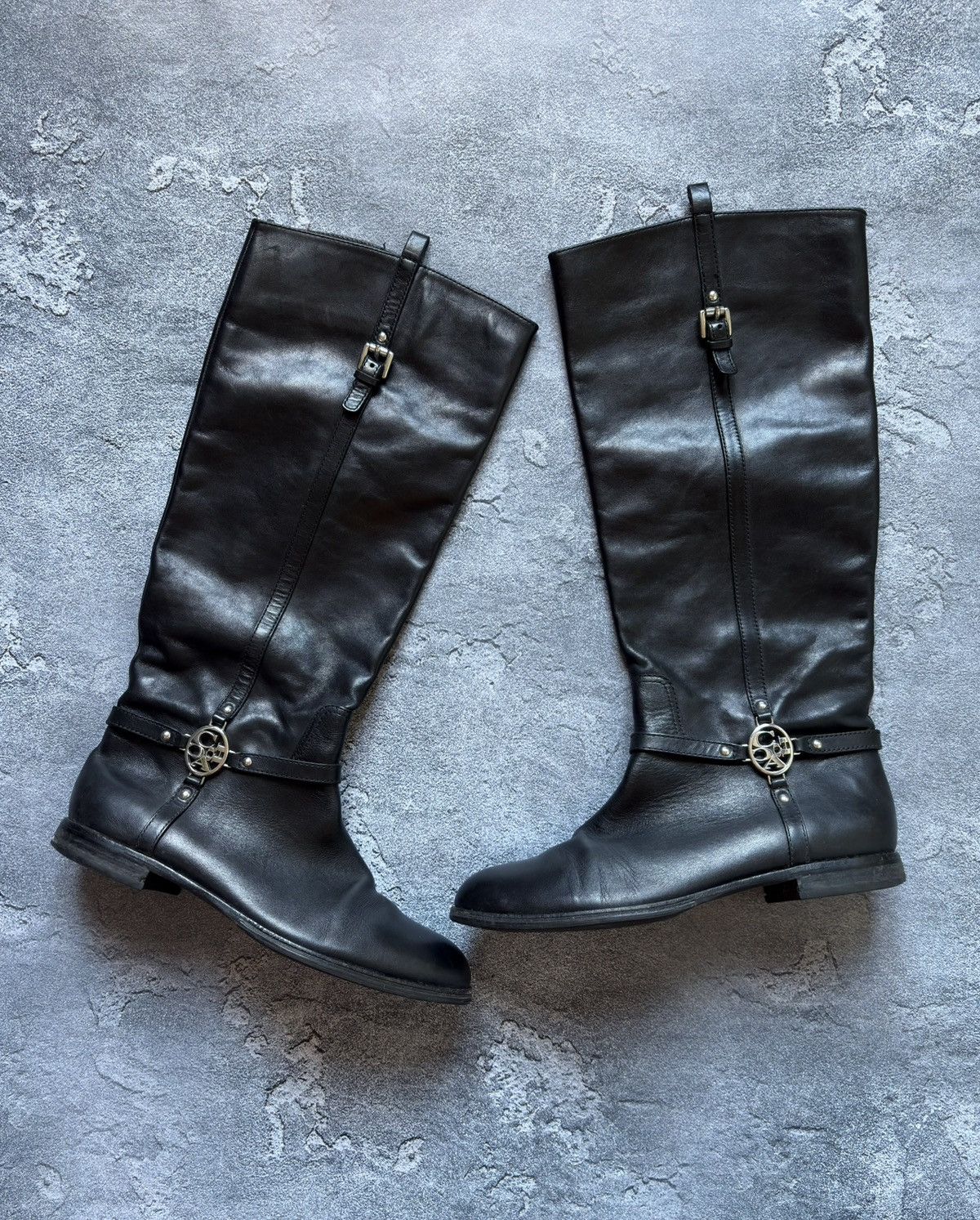 Coach Vintage Coach Luxury Women’s Leather Riding Boots Size EU 39 Size US 8.5 / IT 38.5 - 1 Thumbnail
