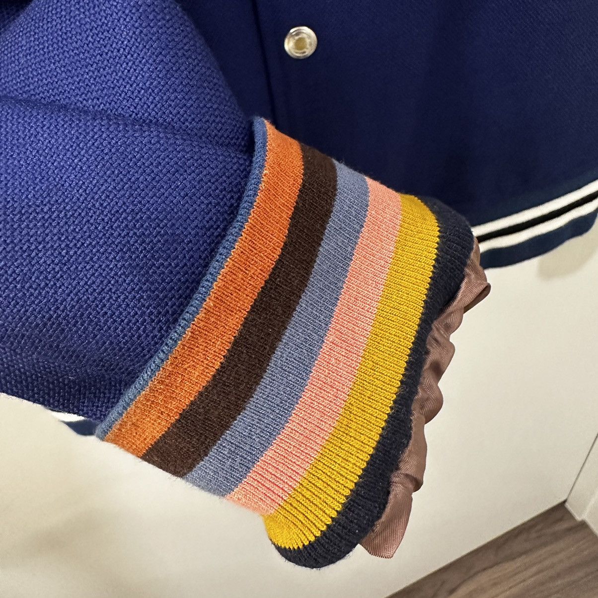 Paul Smith Rare High Quality Paul Smith Wool Lambskin Varsity Jacket Size US S / EU 44-46 / 1 - 8 Thumbnail