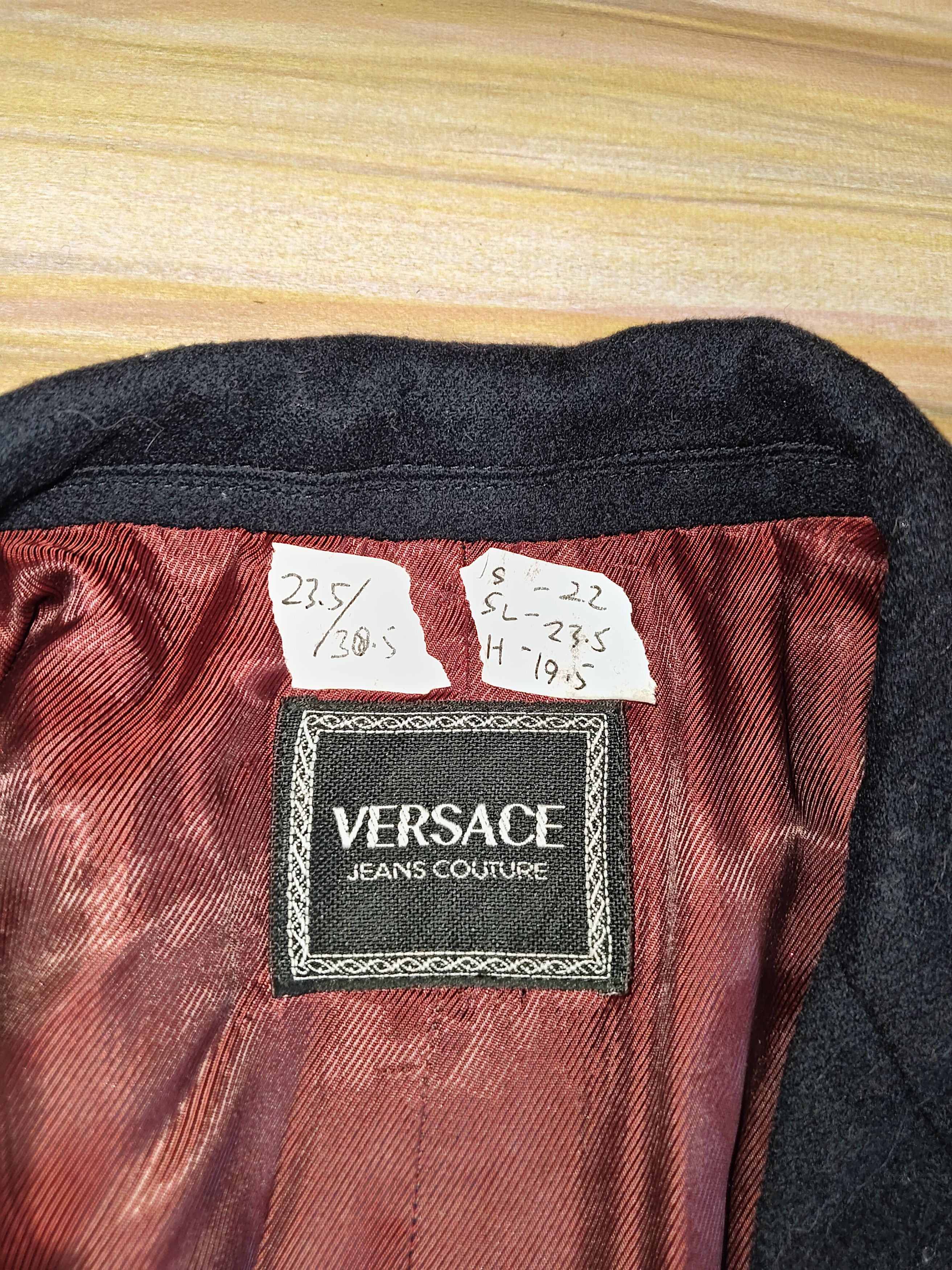 Versace VERSACE JEANS COUTURE Wool Coat Size L / US 10 / IT 46 - 2 Thumbnail