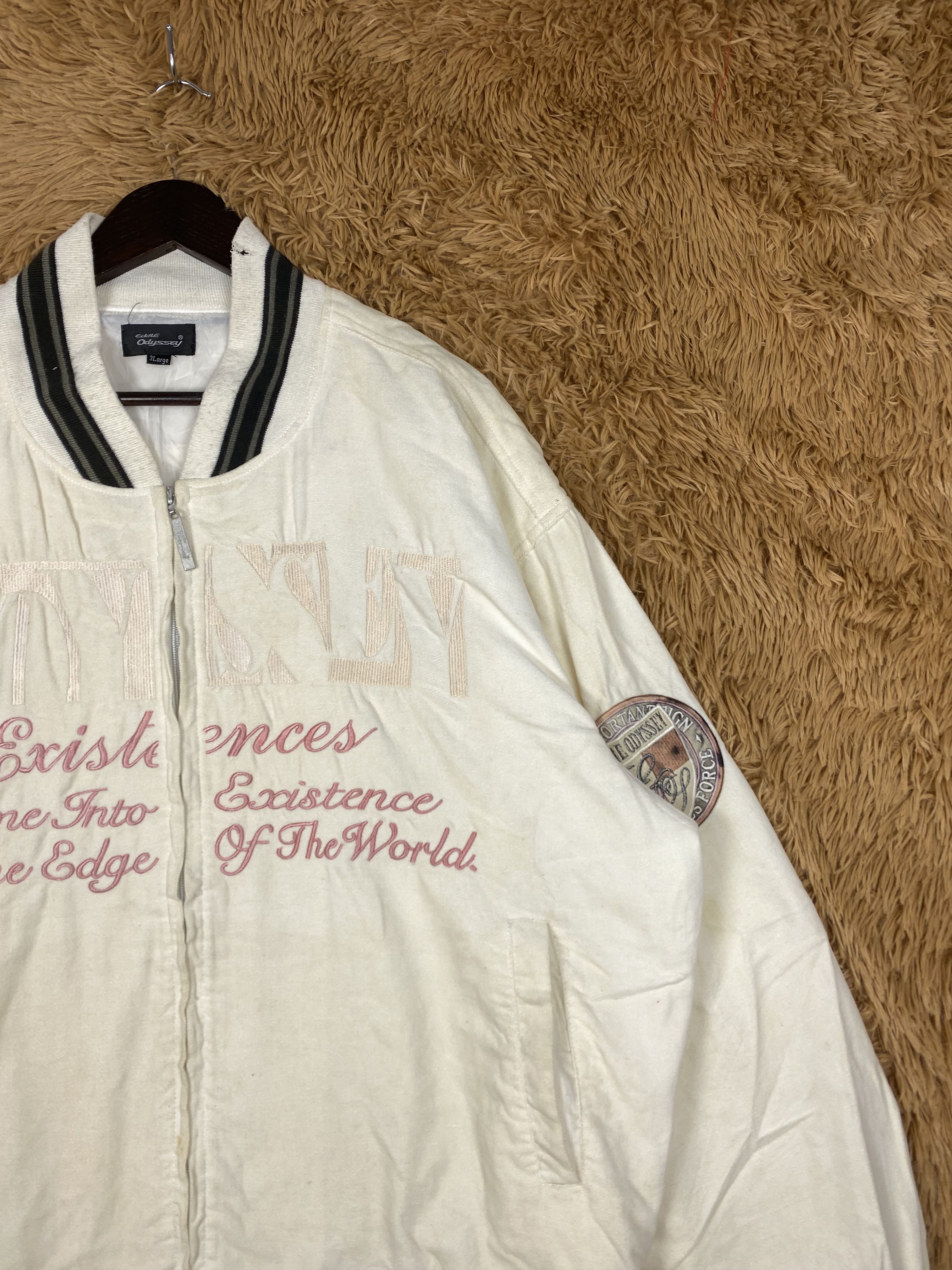 Japanese Brand Vintage Eddie Odyssey Varsity Jacket DJ0714 Size US XL / EU 56 / 4 - 3 Thumbnail