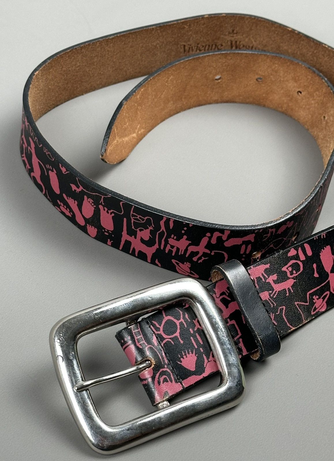 Vivienne Westwood Vivienne Westwood - Multi Logo Motif - Silver Buckle Belt Size ONE SIZE - 3 Thumbnail