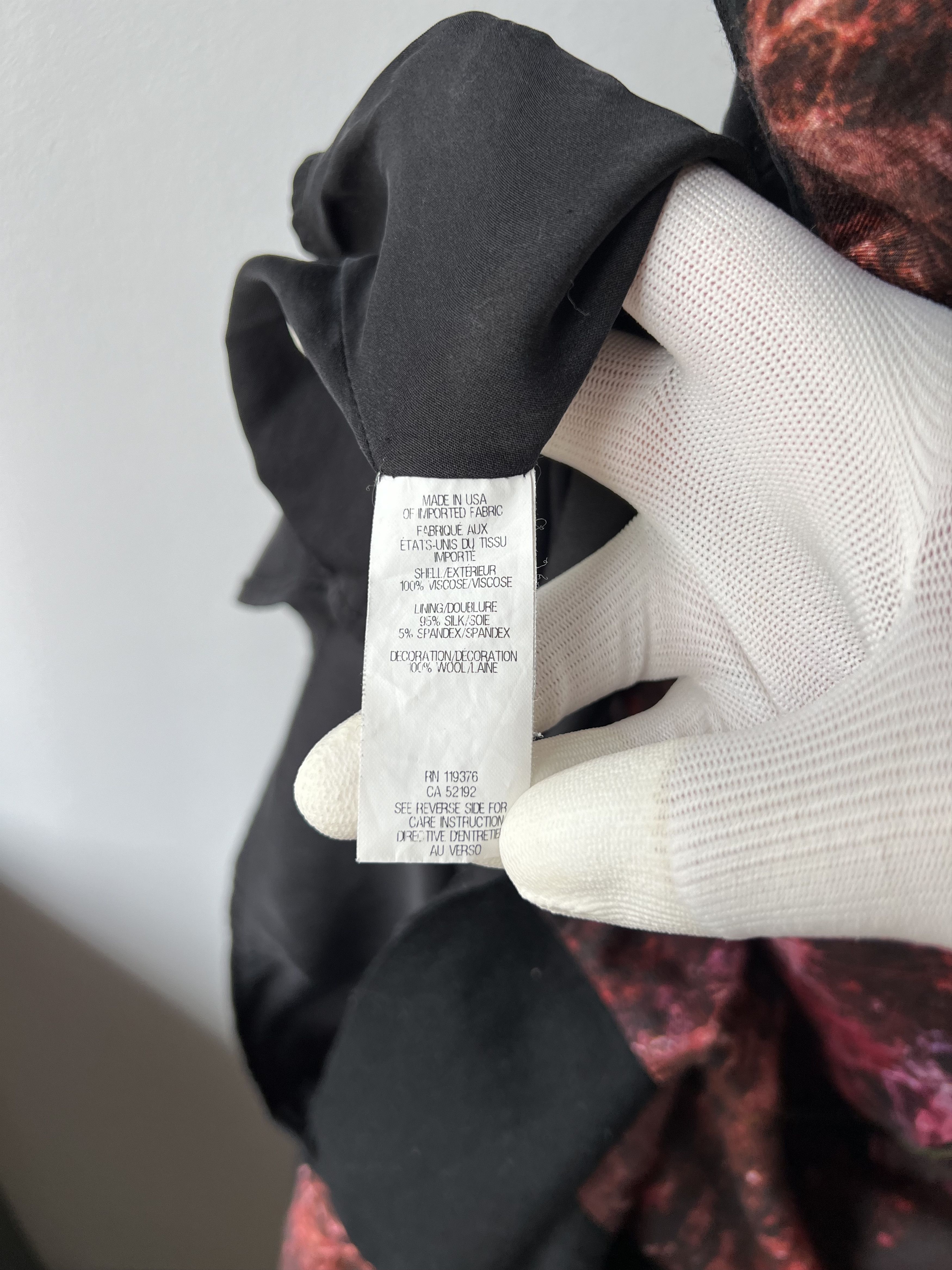 Helmut Lang Helmut Lang Asymmetric Runway Midnight Floral Pattern Dress Size M / US 6-8 / IT 42-44 - 9 Thumbnail