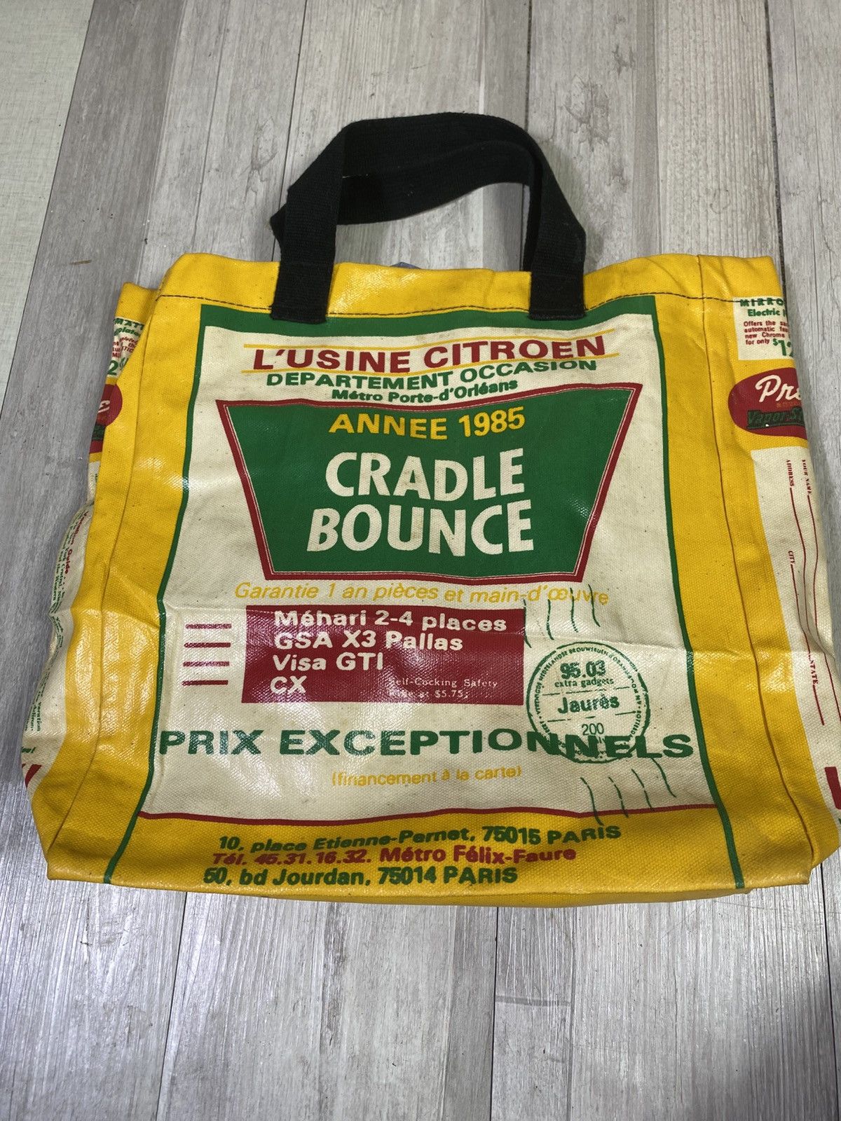 Vintage Tote bag citroen multicolour rare Size ONE SIZE - 1 Thumbnail