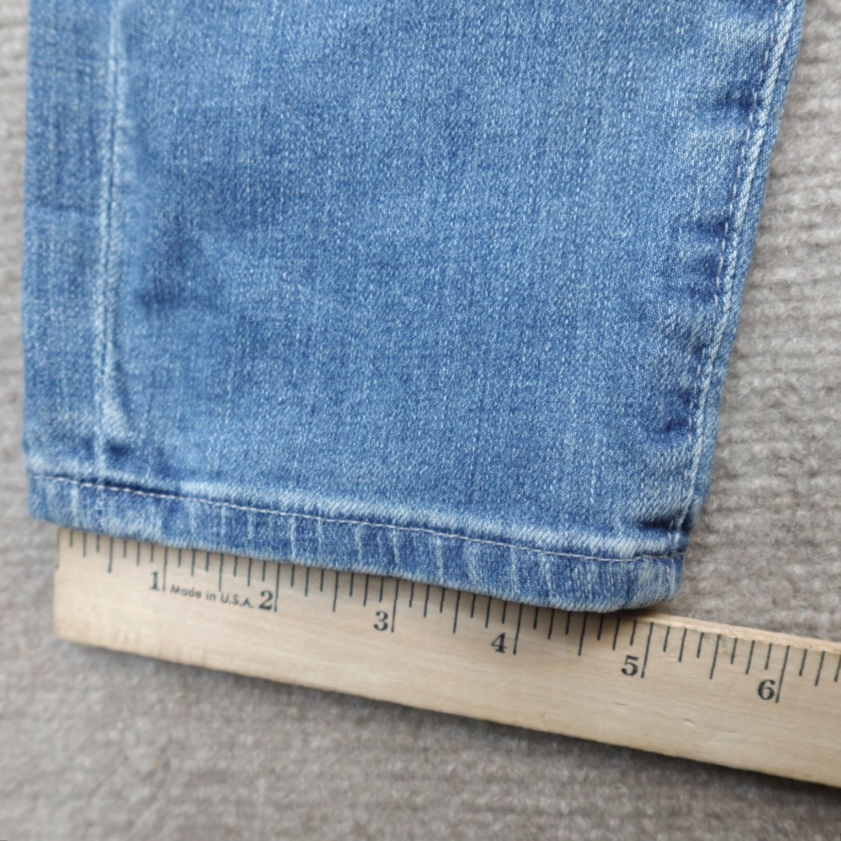 Vintage VINTAGE AG Womens Jeans 31R Moto Zipper Ankles Made in USA Jeans Blue 31 Women's Jeans Mens? Size 24" / US 00 / IT 34 - 4 Thumbnail
