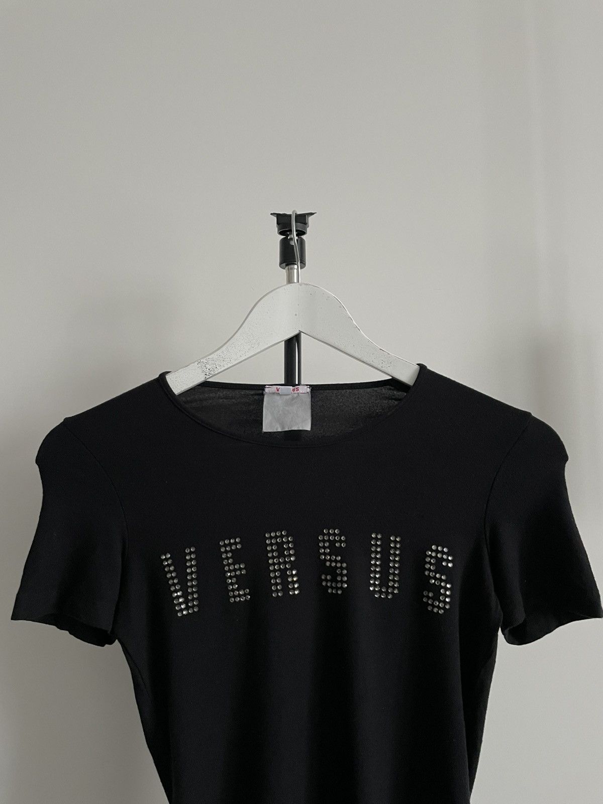 Versus Versace Vintage Versace Versus 00’s T-Shirt Y2K Black RARE Size S / US 4 / IT 40 - 2 Thumbnail