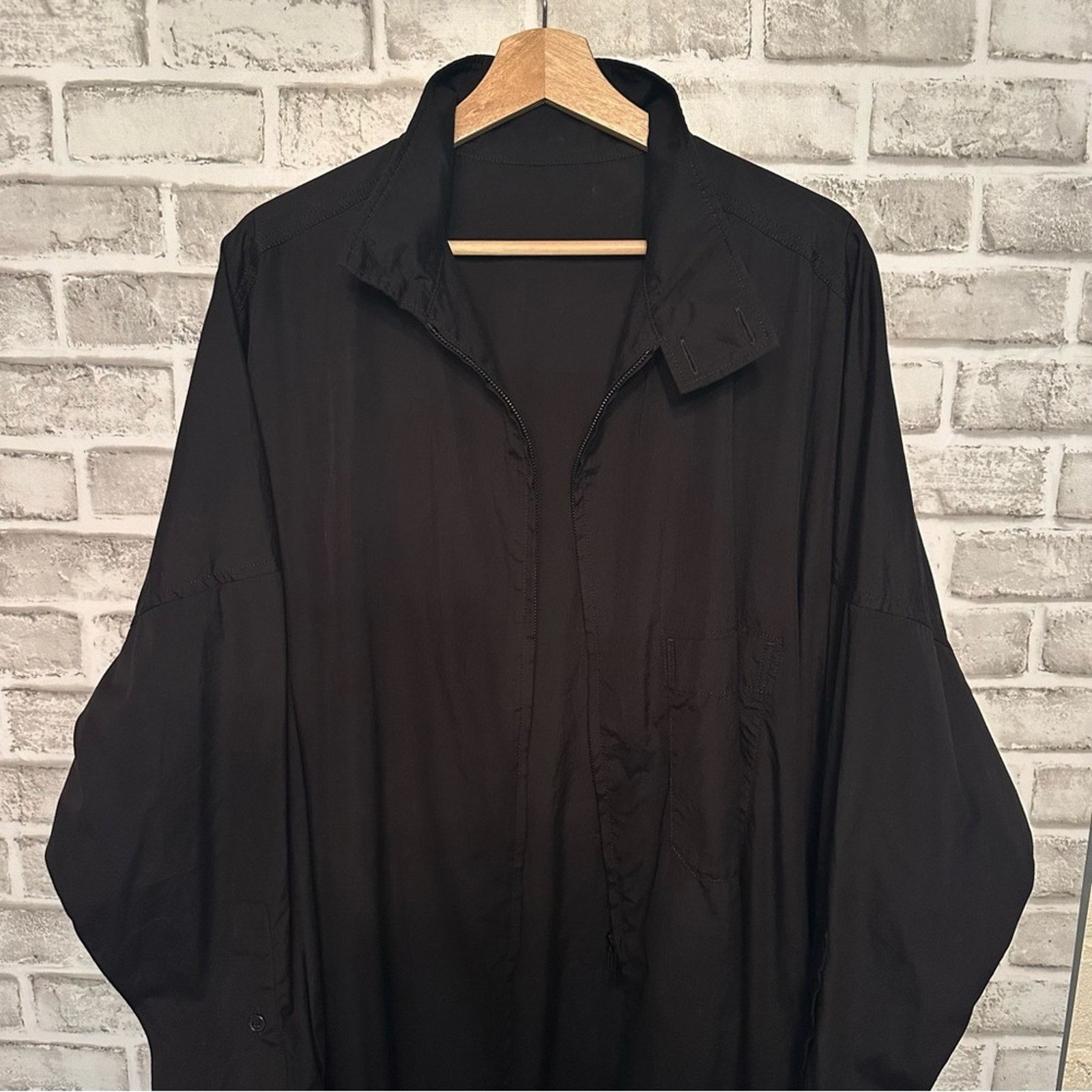 Yohji Yamamoto POUR HOME SS20 B ring W-ZIP long shirt black size 3 M Cotton Size US M / EU 48-50 / 2 - 11 Thumbnail