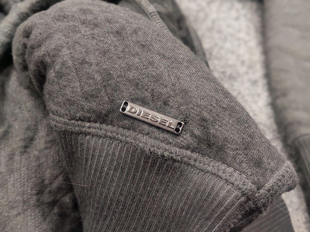 Diesel Diesel Snake Gray Faded Oversized Sweatshirts Vintage Style Size US M / EU 48-50 / 2 - 9 Thumbnail