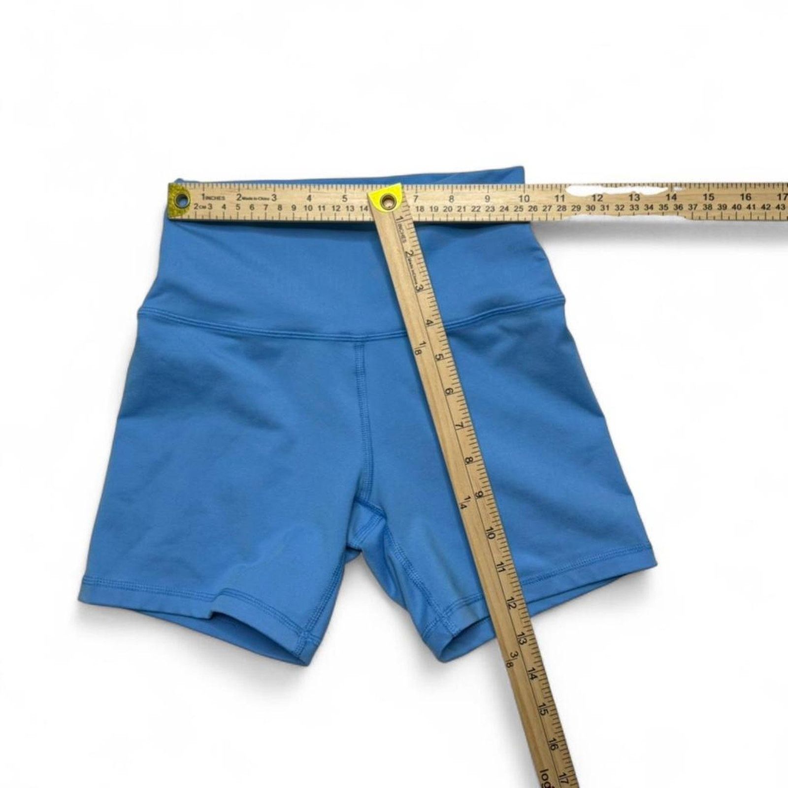 Other Aerie Blue Seamless ButterySoft Activewear shorts Size Small Size 27" / US 4 / IT 40 - 4 Thumbnail