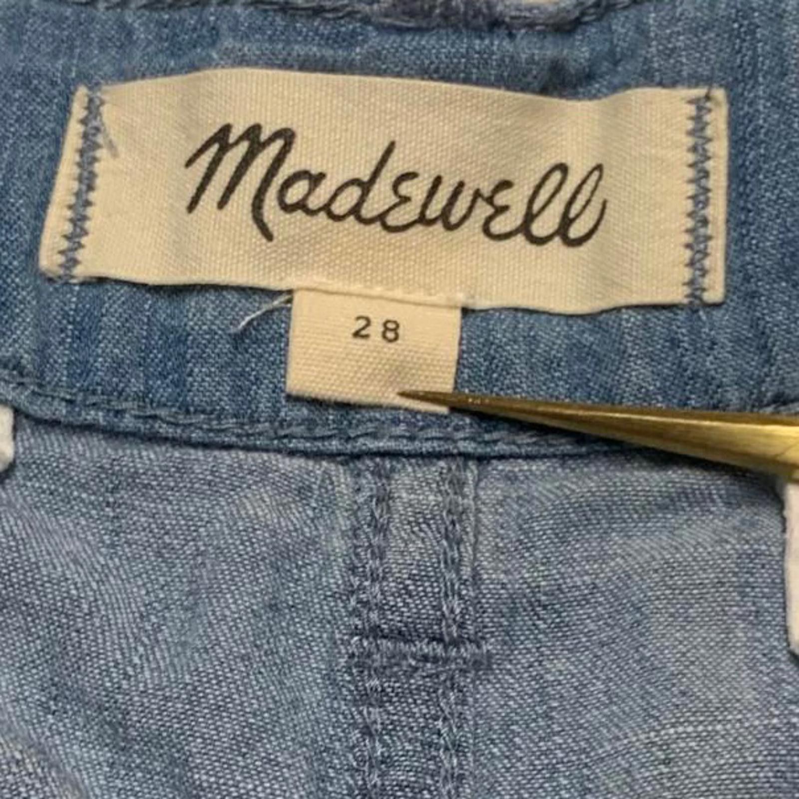 Madewell Madewell Women's Sz 28 Blue Chambray Bermuda Shorts W30 Size 28" / US 6 / IT 42 - 3 Thumbnail