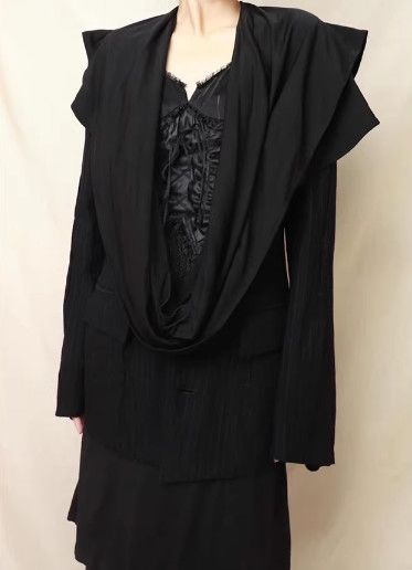 Other Kohshin Satoh 1990s Asymmetrical Deconstructed Patchwork Top Size XL / US 12-14 / IT 48-50 - 2 Thumbnail