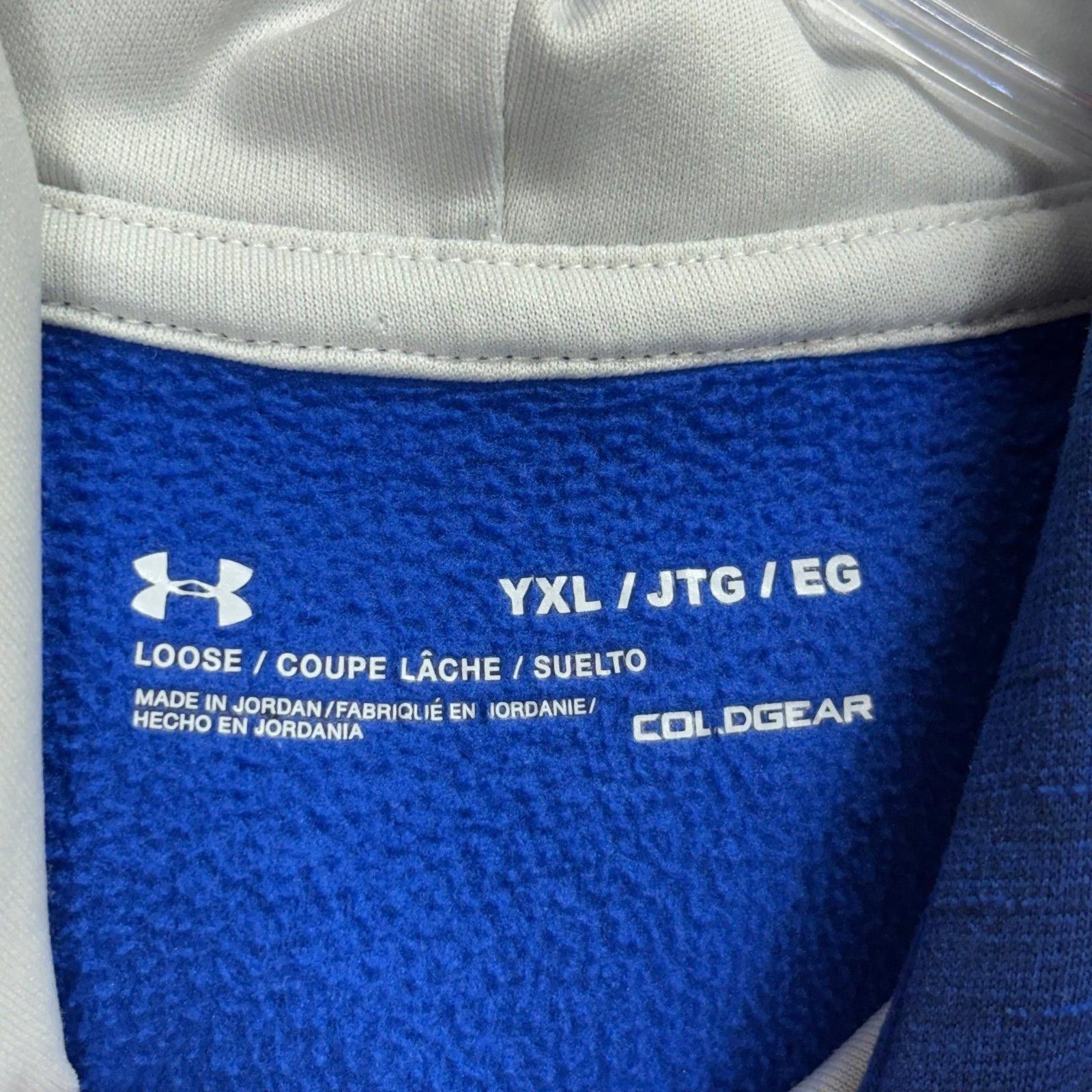Under Armour Under Armour Youth XL Blue Hoodie Size US XL / EU 56 / 4 - 4 Thumbnail
