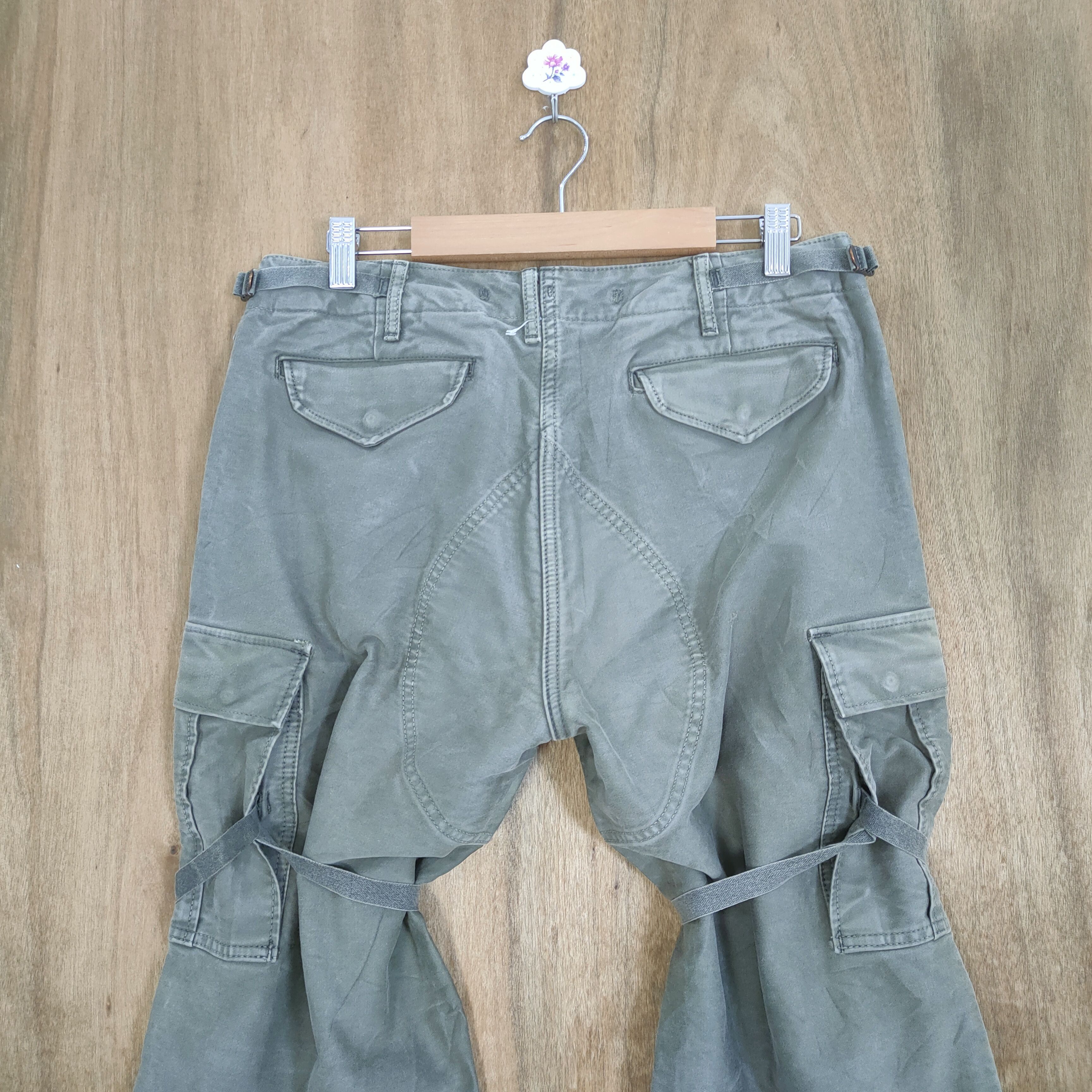 Japanese Brand × Vintage W32×32 VINTAGE AKM FADED BONDAGE CARGO PANTS Size US 32 / EU 48 - 9 Thumbnail