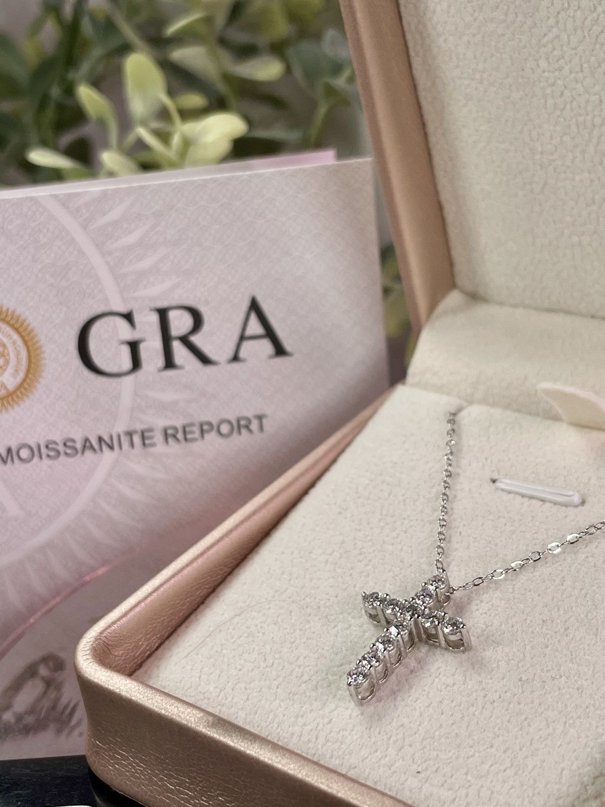 Other GRA Certified Moissanite DIAMOND CROSS PENDANT NECKLACE!! Size ONE SIZE - 1 Thumbnail