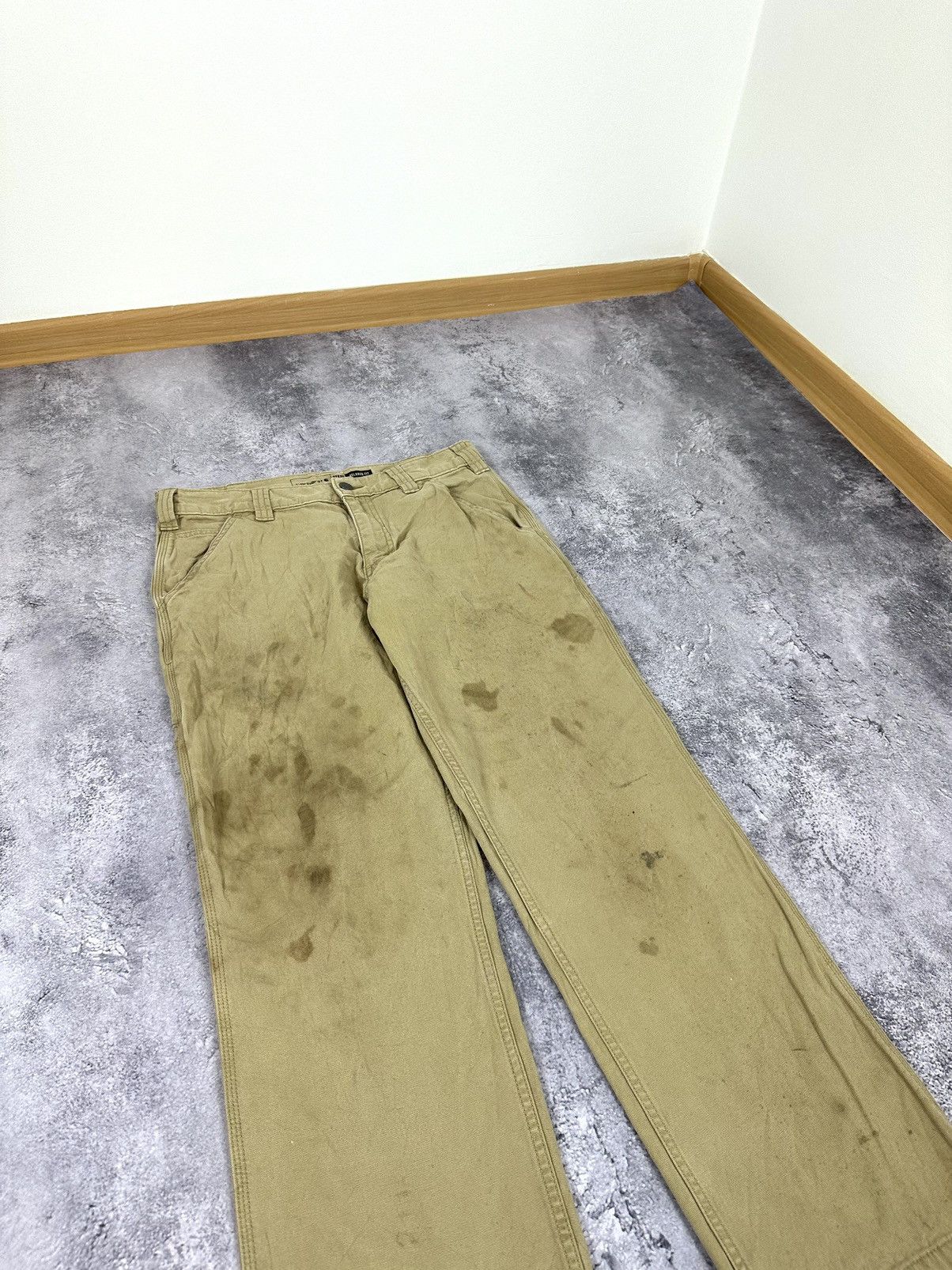 Carhartt Vintage Carhartt Distressed Faded Carpenter Baggy Work Pants Size US 32 / EU 48 - 11 Thumbnail