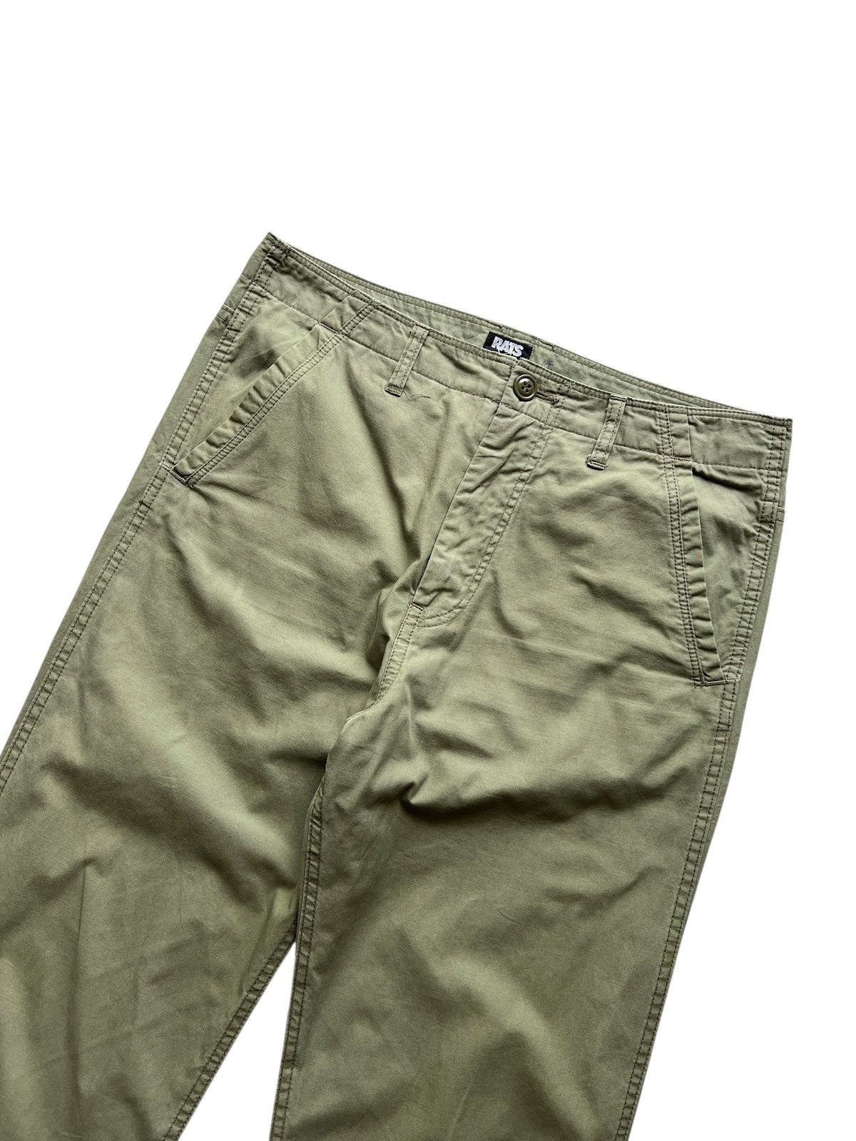 Japanese Brand Rats ‘Revolutionary Warfare” Military Green Pants Size US 32 / EU 48 - 7 Thumbnail