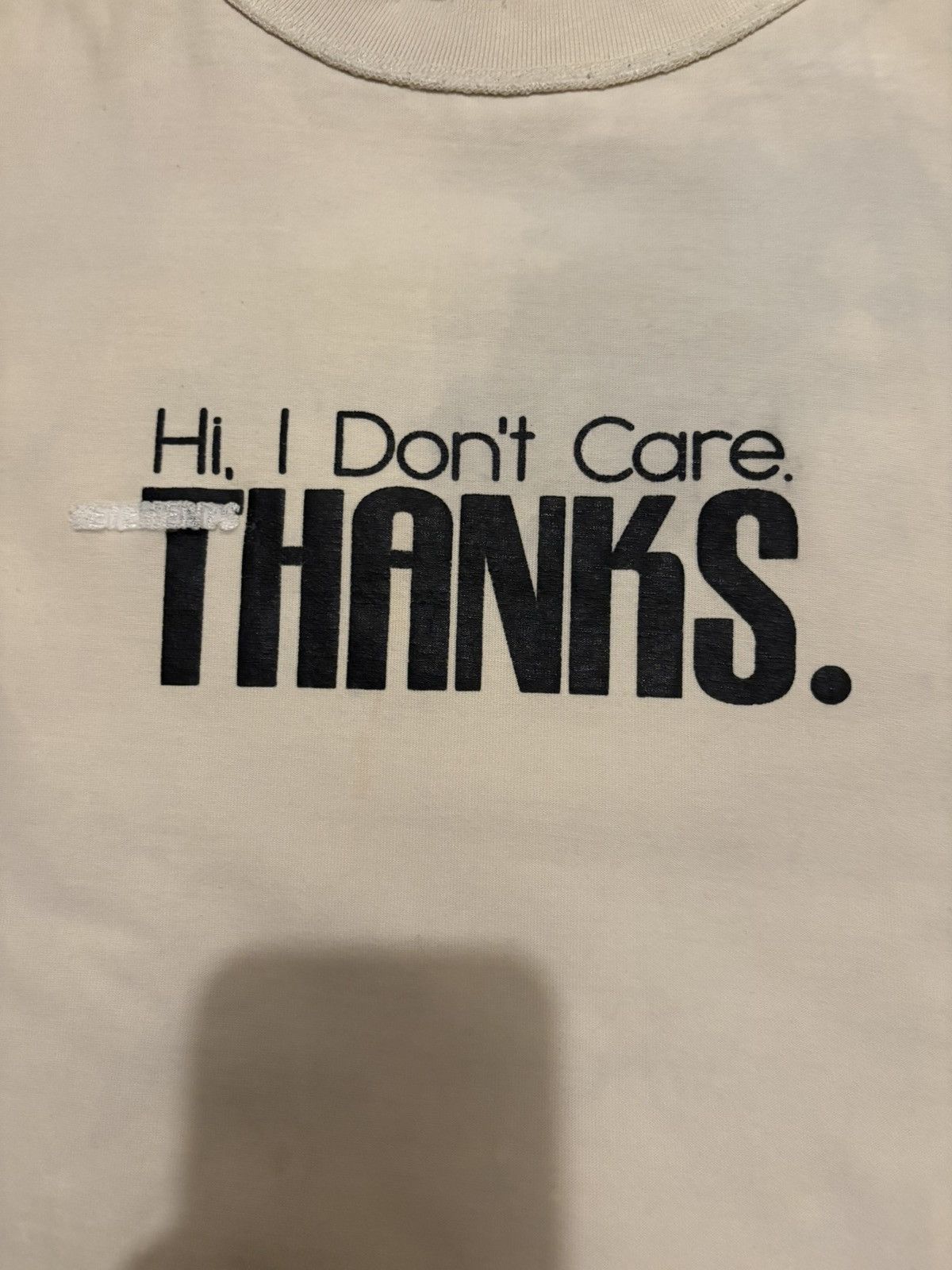 Vetements Vetements FW18 “Hi I Don’t Care. Thanks.” Sweater Size US S / EU 44-46 / 1 - 4 Thumbnail