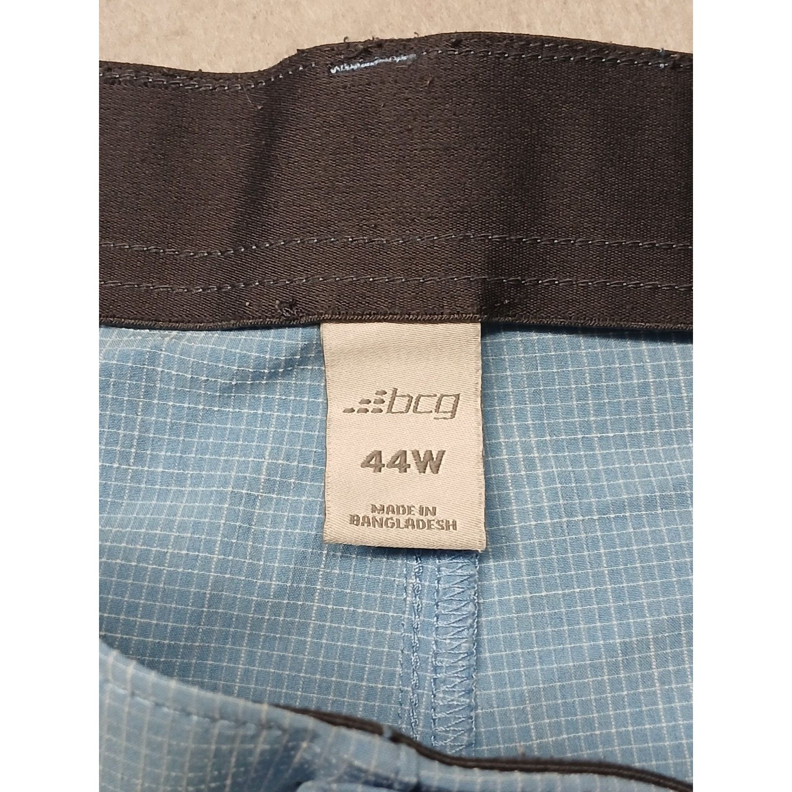 Other BCG (44W) Men's Blue Dri-Fit Plaid Golf Shorts Size US 44 / EU 60 - 3 Thumbnail