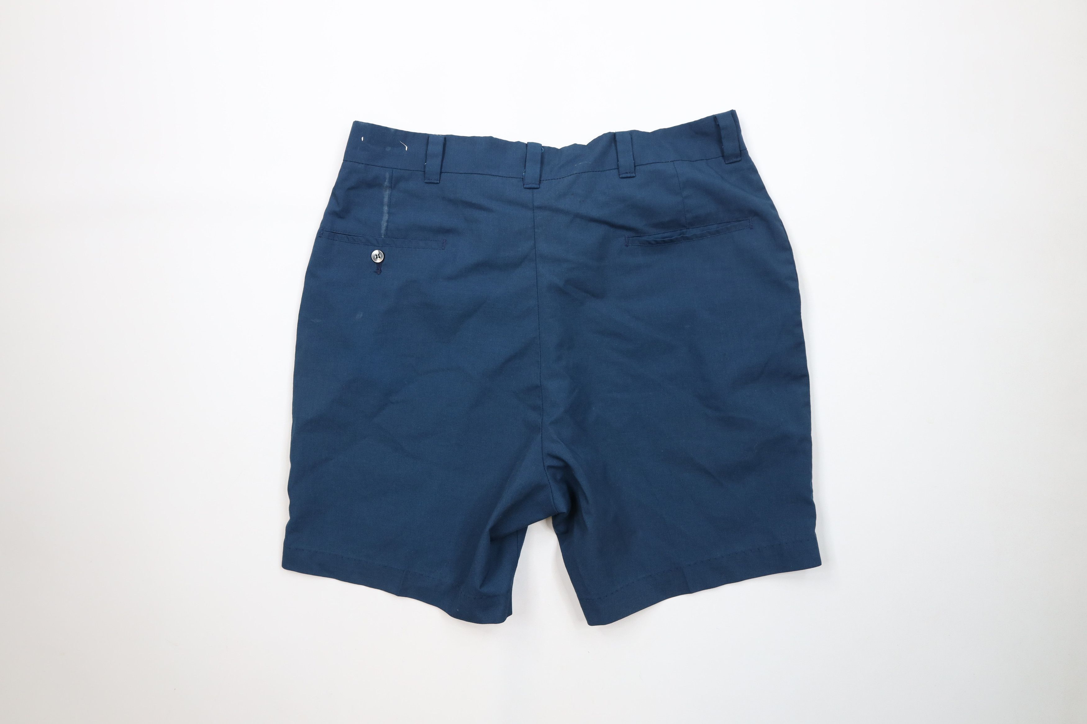 Vintage Vintage 50s 60s Streetwear Above Knee Chino Shorts Blue USA Size US 34 / EU 50 - 8 Thumbnail