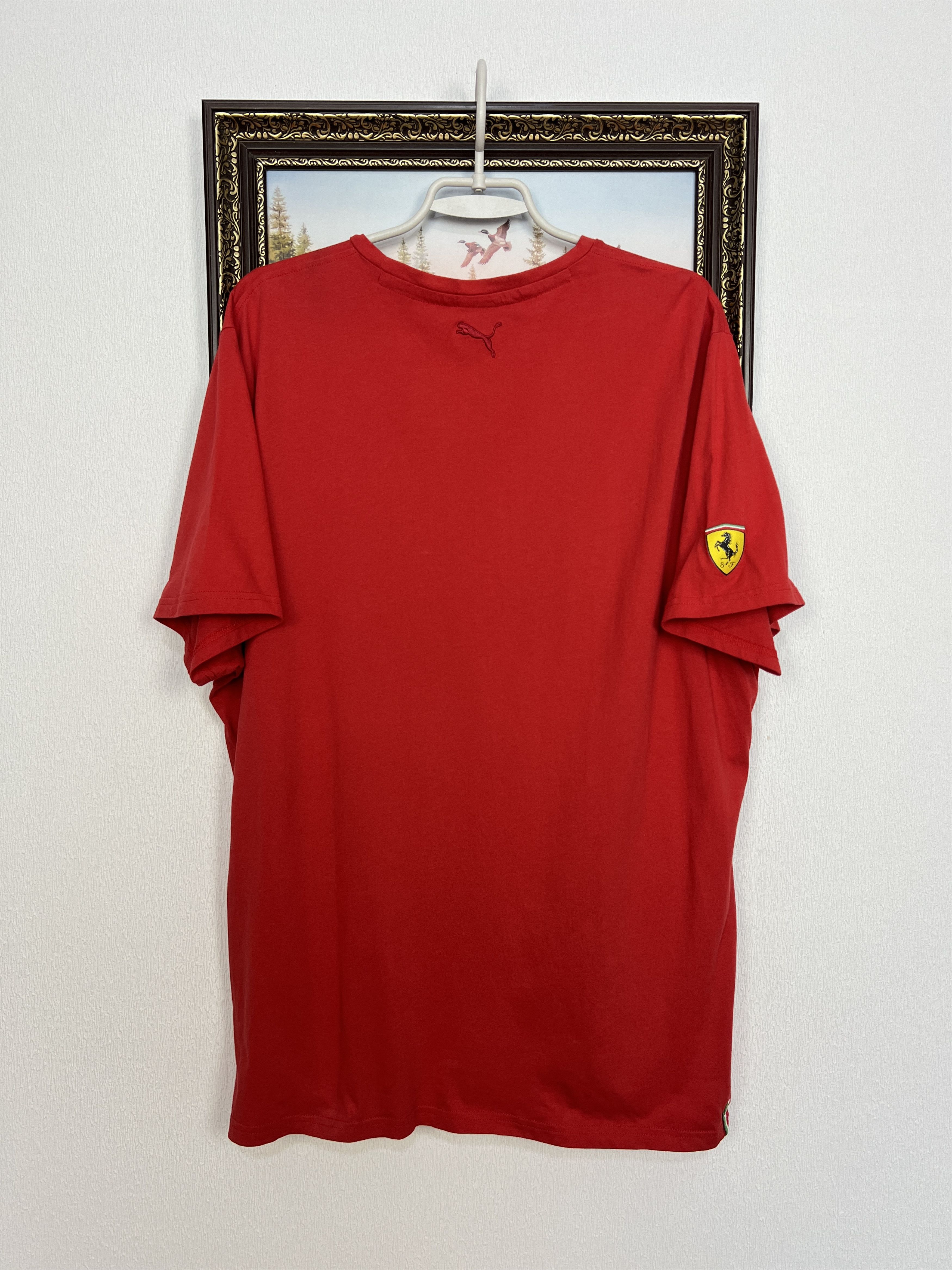 Puma Ferrari Racing Shirt Jersey Formula 1 Over Print Logo Trikot Size US XXL / EU 58 / 5 - 7 Thumbnail