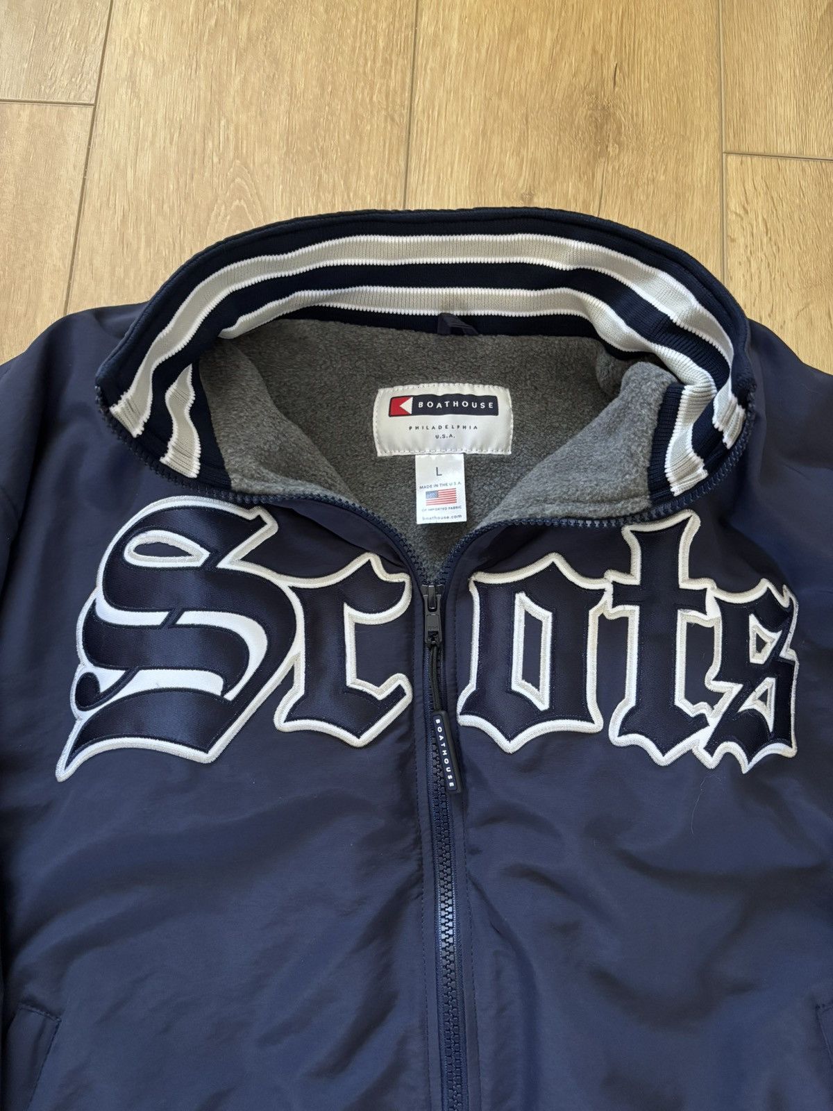 Vintage Vintage Scots hs varsity jacket Size US L / EU 52-54 / 3 - 3 Thumbnail