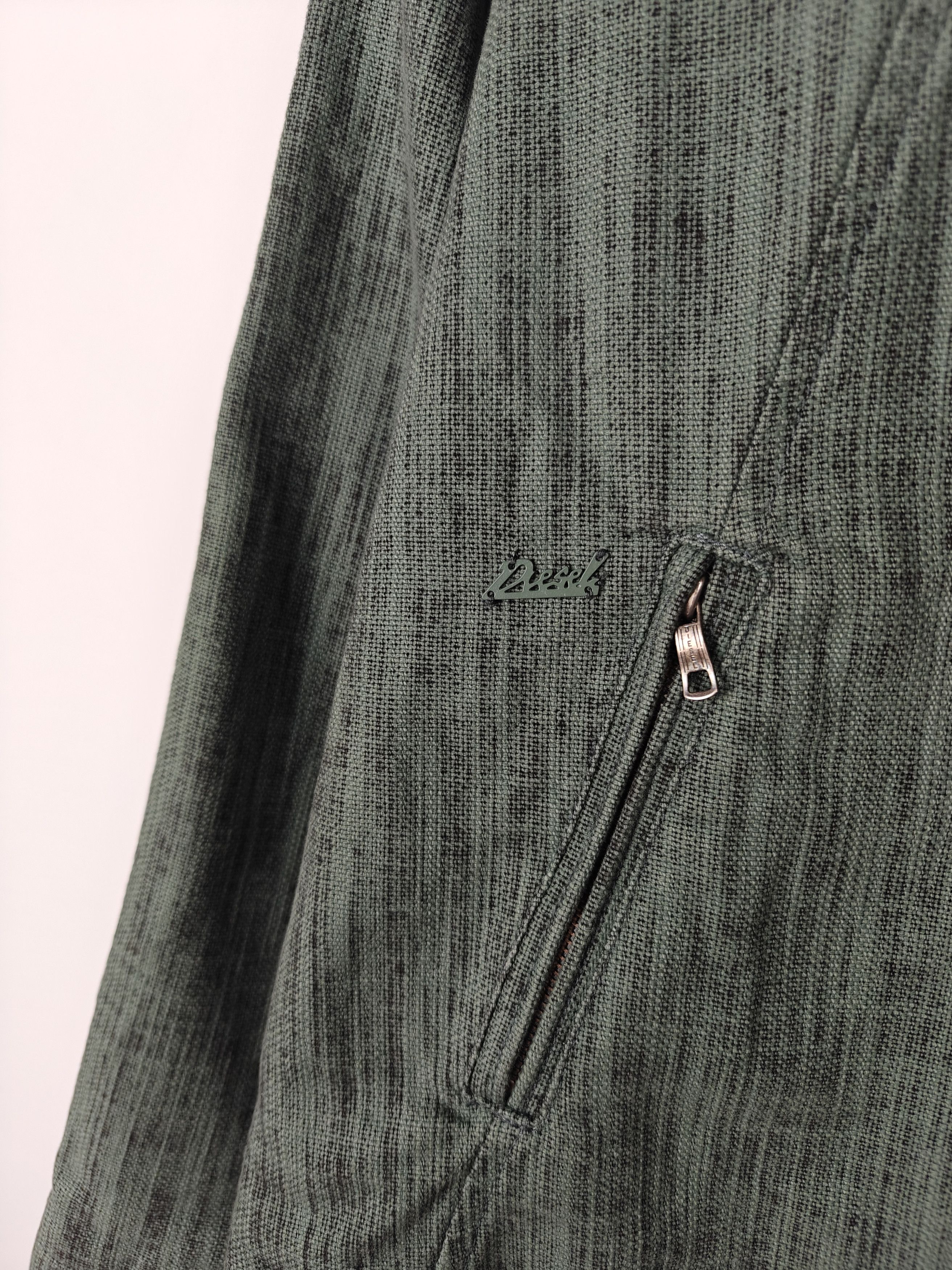 Diesel Diesel Hooded Jacket Green Design size M Size M / US 6-8 / IT 42-44 - 4 Thumbnail