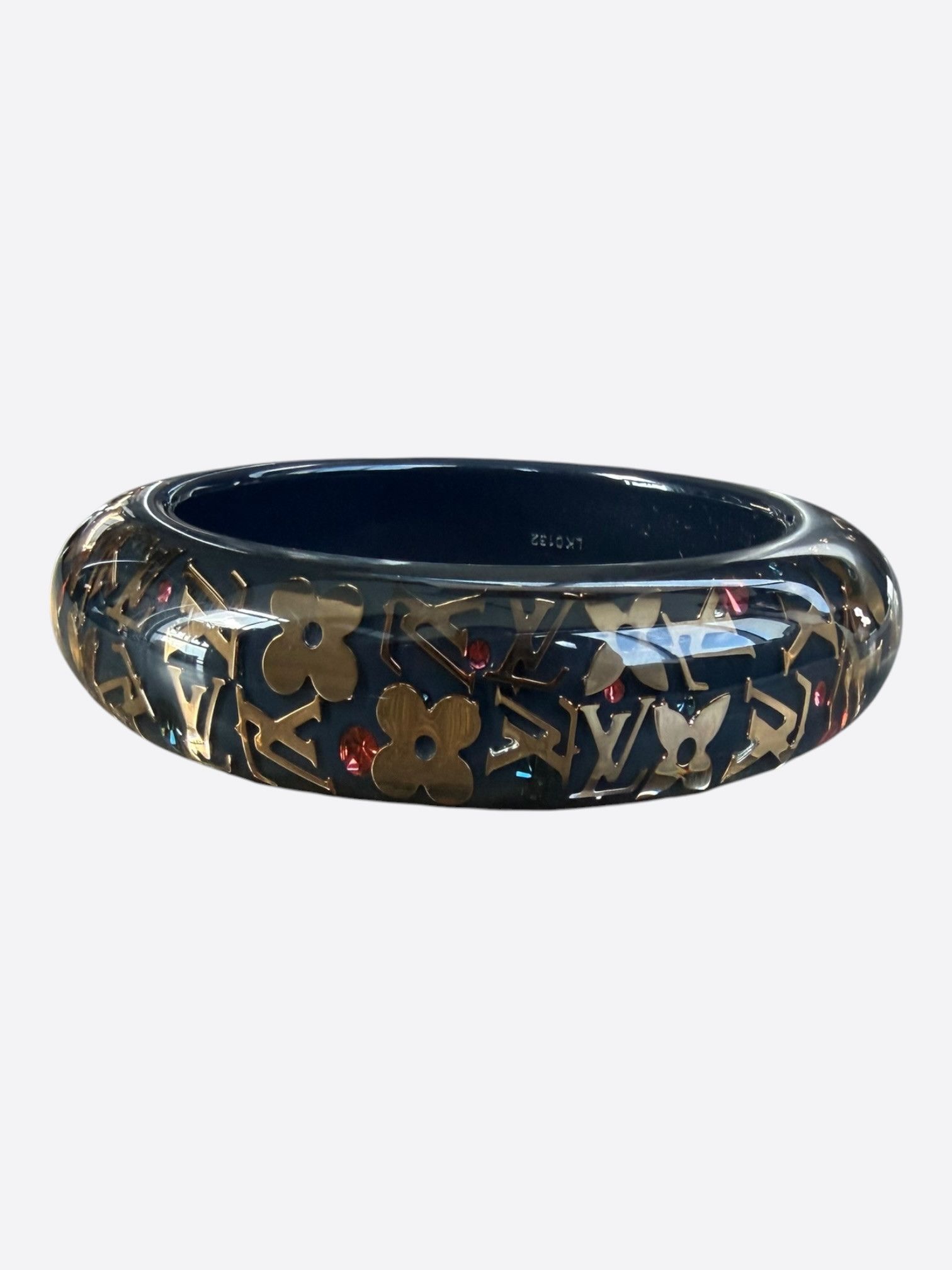 Louis Vuitton Louis Vuitton Navy & Gold Inclusion Bangle Size ONE SIZE - 2 Thumbnail