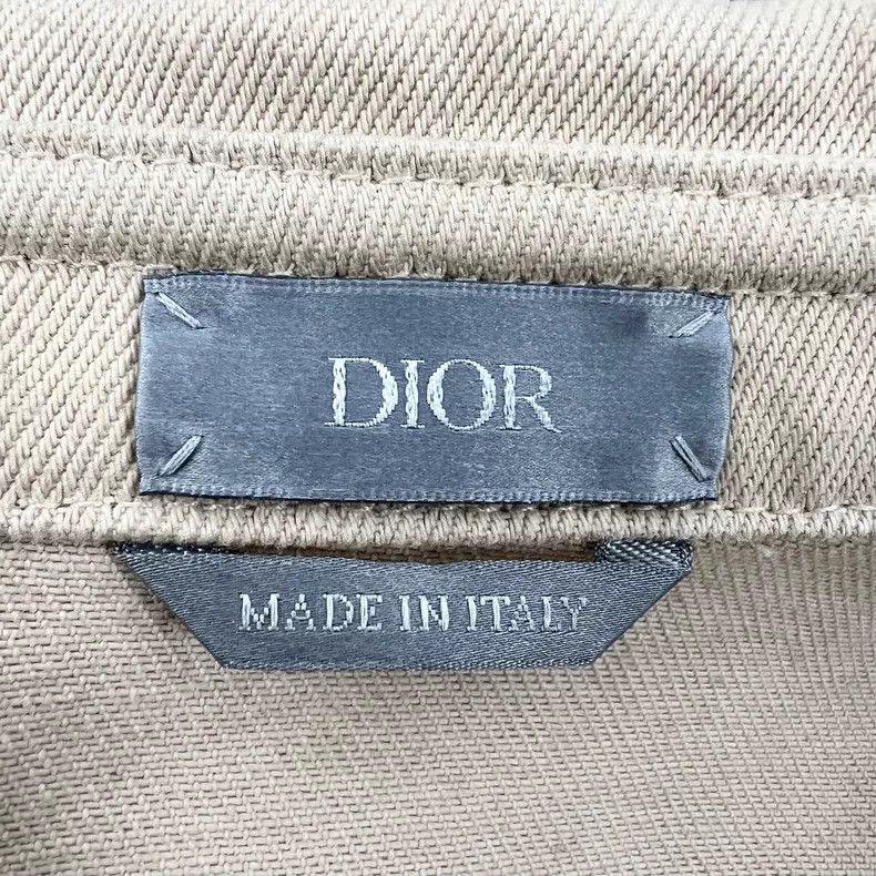 Dior Dior Size41 Beige old gradient printed denim jacket Size US XXS / EU 40 - 4 Thumbnail