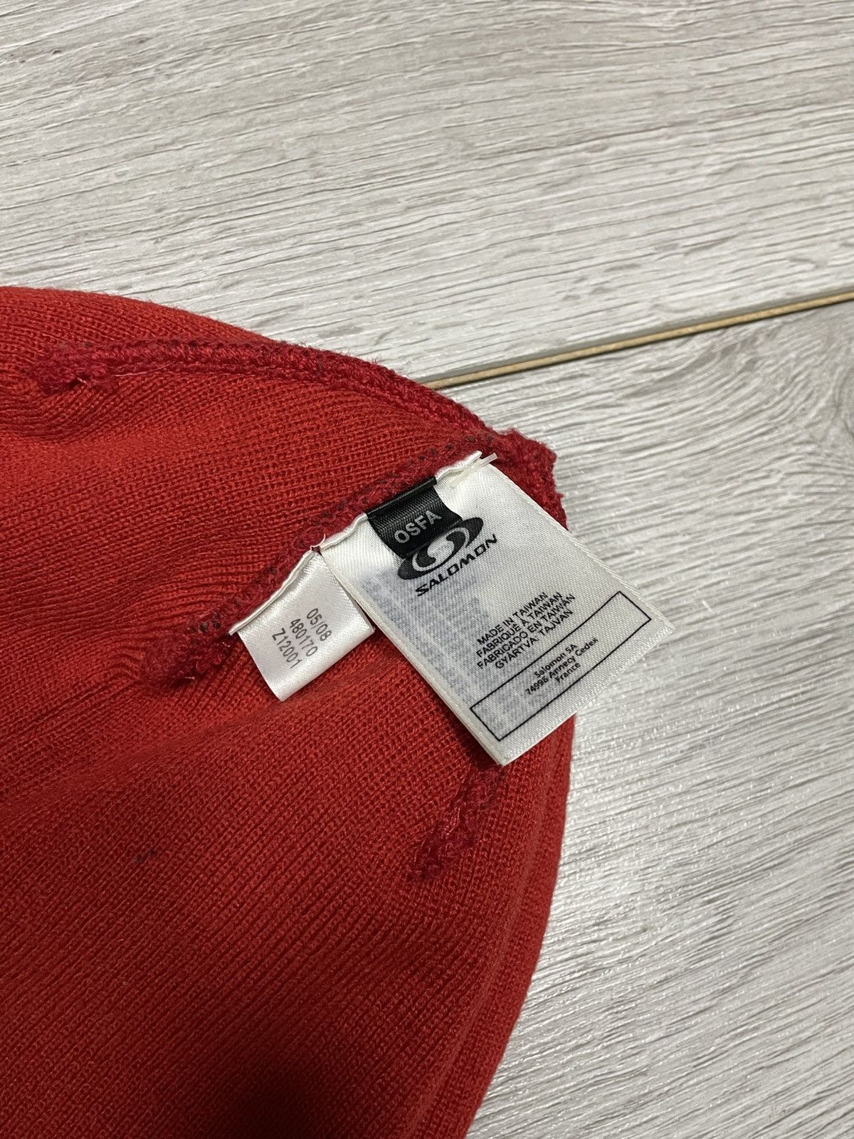 Salomon Salomon vintage monogram all over print beanie hat Size ONE SIZE - 7 Thumbnail