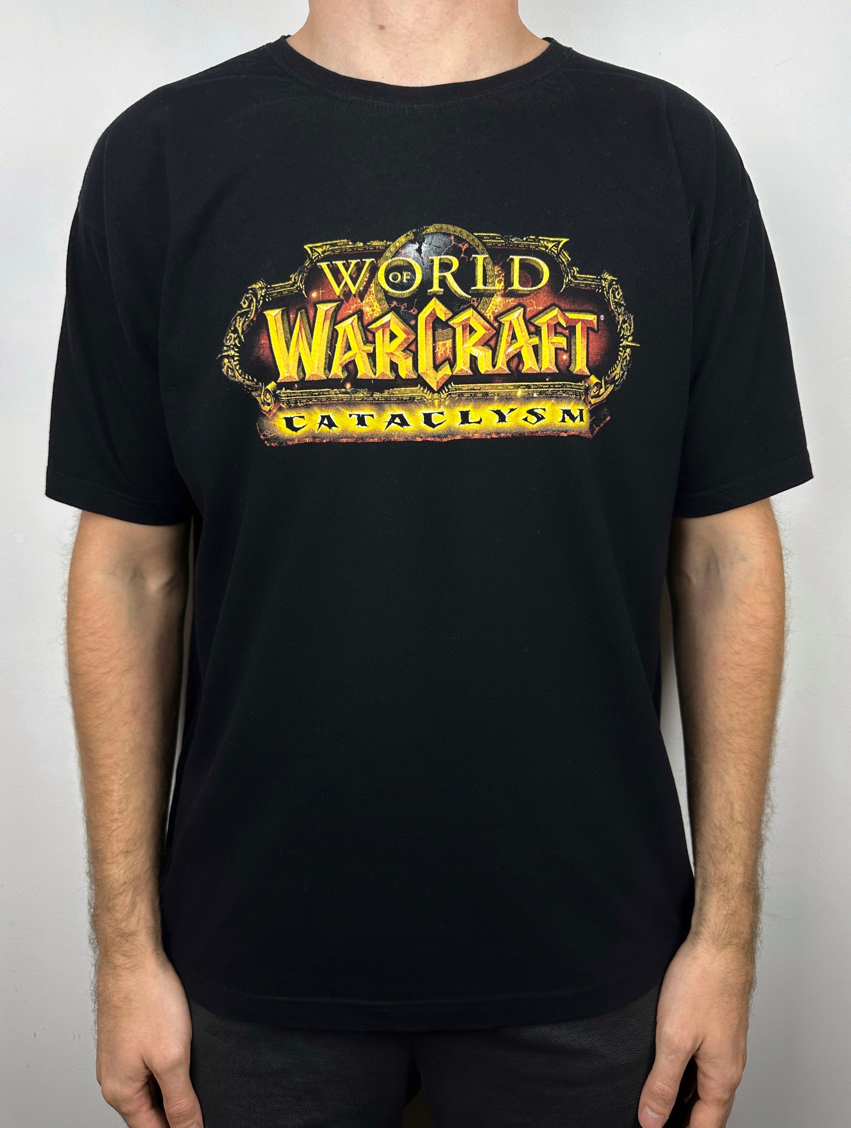 Vintage World Of Warcraft Cataclysm WOW Game Promo Graphic T Shirt Size US XL / EU 56 / 4 - 2 Thumbnail