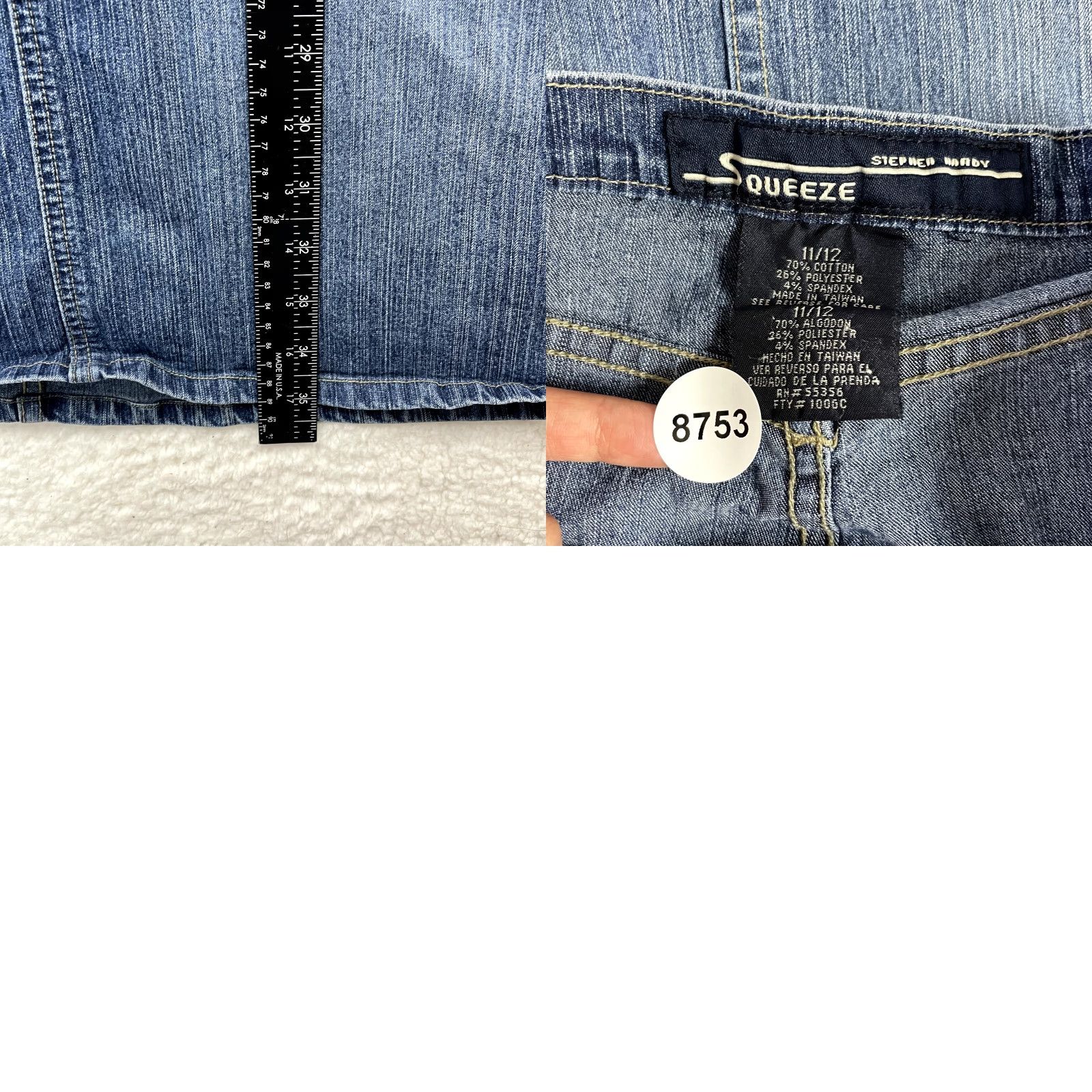 Vintage Y2K Vintage Denim Midi Maxi Skirt Boho Fairy Grunge Western XL 12 Blue Denim Skirt Womens Size 34" / US 12 / IT 48 - 8 Thumbnail