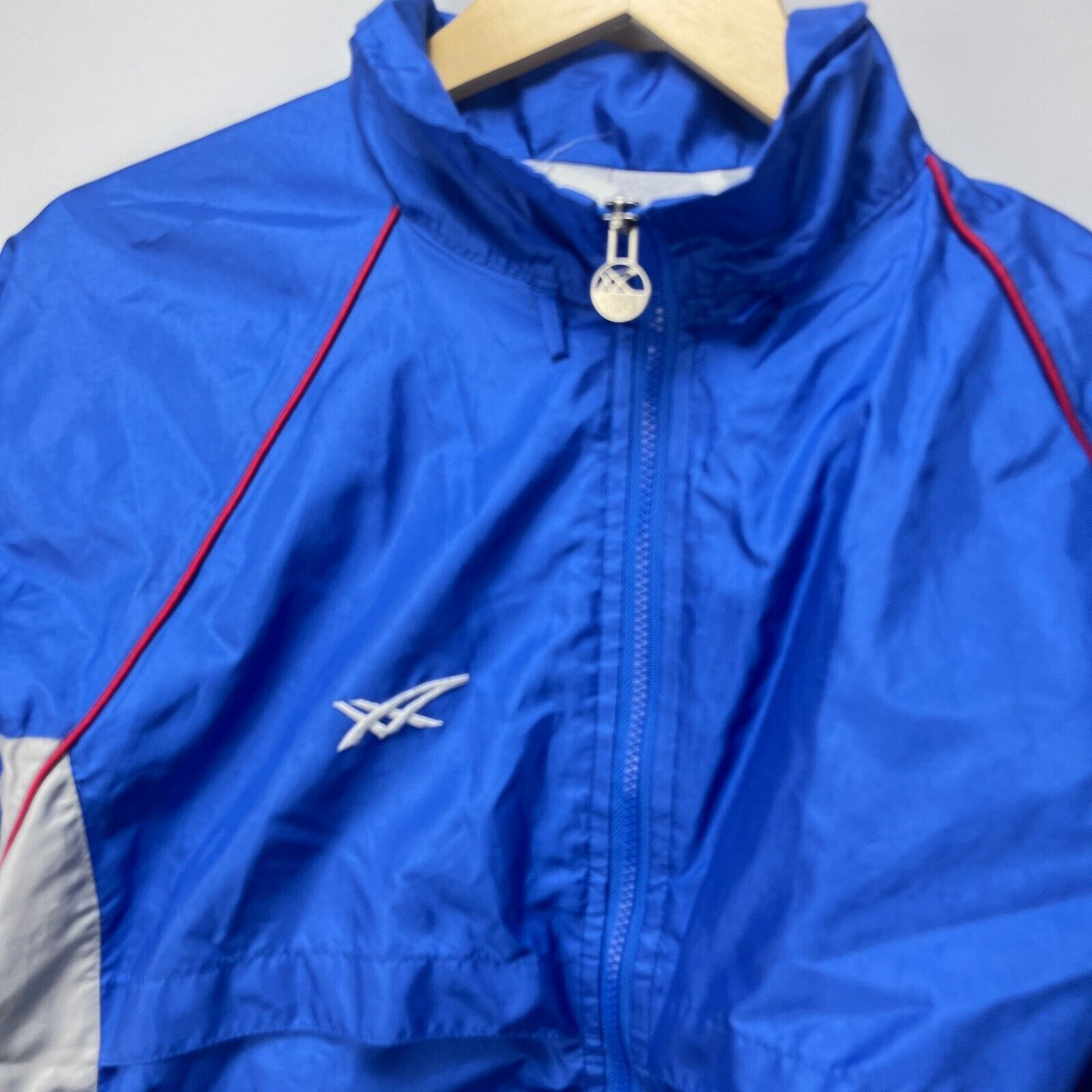 Asics × Vintage Vintage '90s Asics Running Windbreaker Jacket Small Size US S / EU 44-46 / 1 - 3 Thumbnail