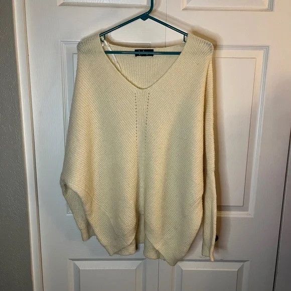 Lulus Emerson Cream Dolman Sleeve Sweater by Lulus size L Size L / US 10 / IT 46 - 3 Thumbnail