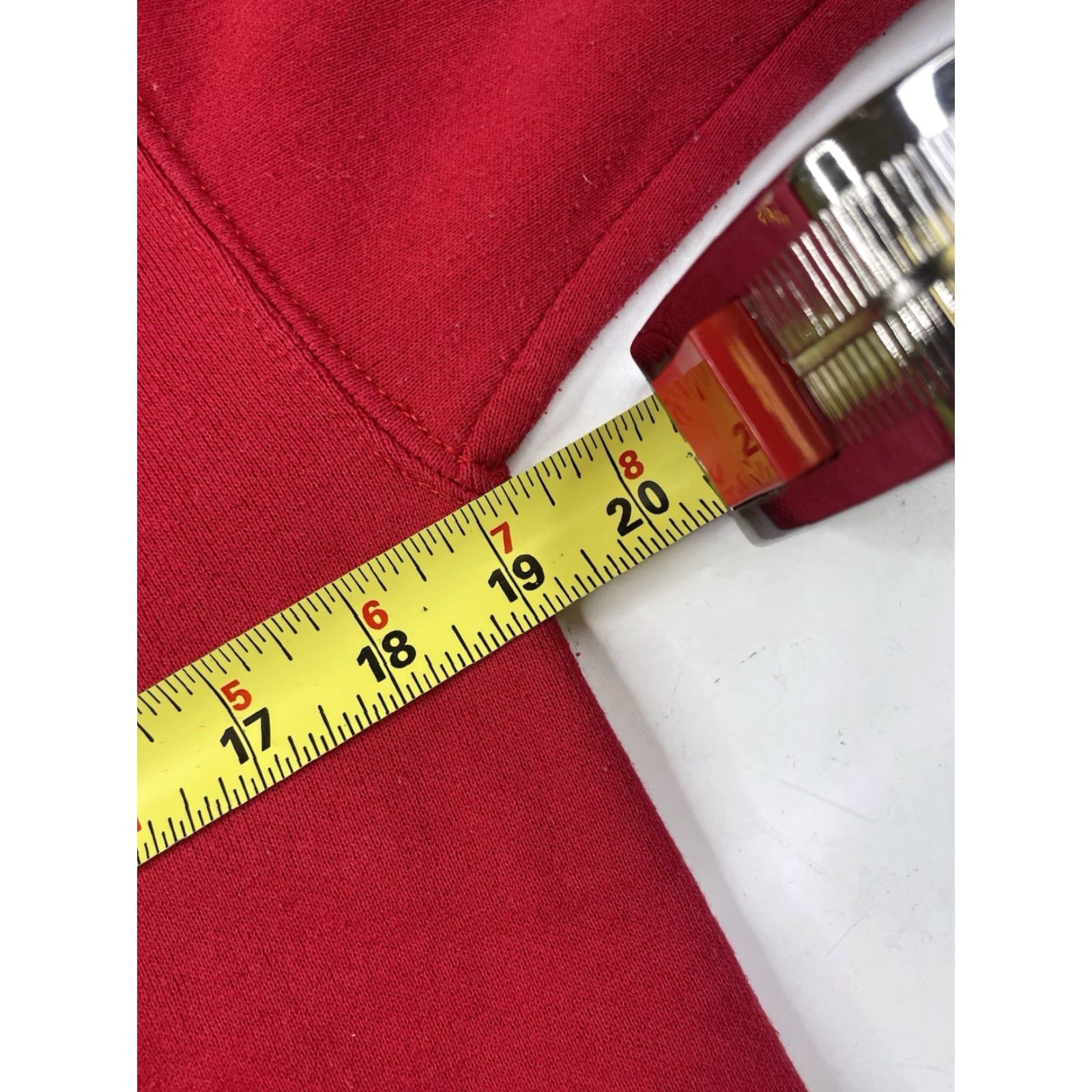 Lee VINTAGE Lee USA Sweatshirt Men M Red Pullover Crewneck Graphic Print Court of New York State Size US M / EU 48-50 / 2 - 7 Thumbnail