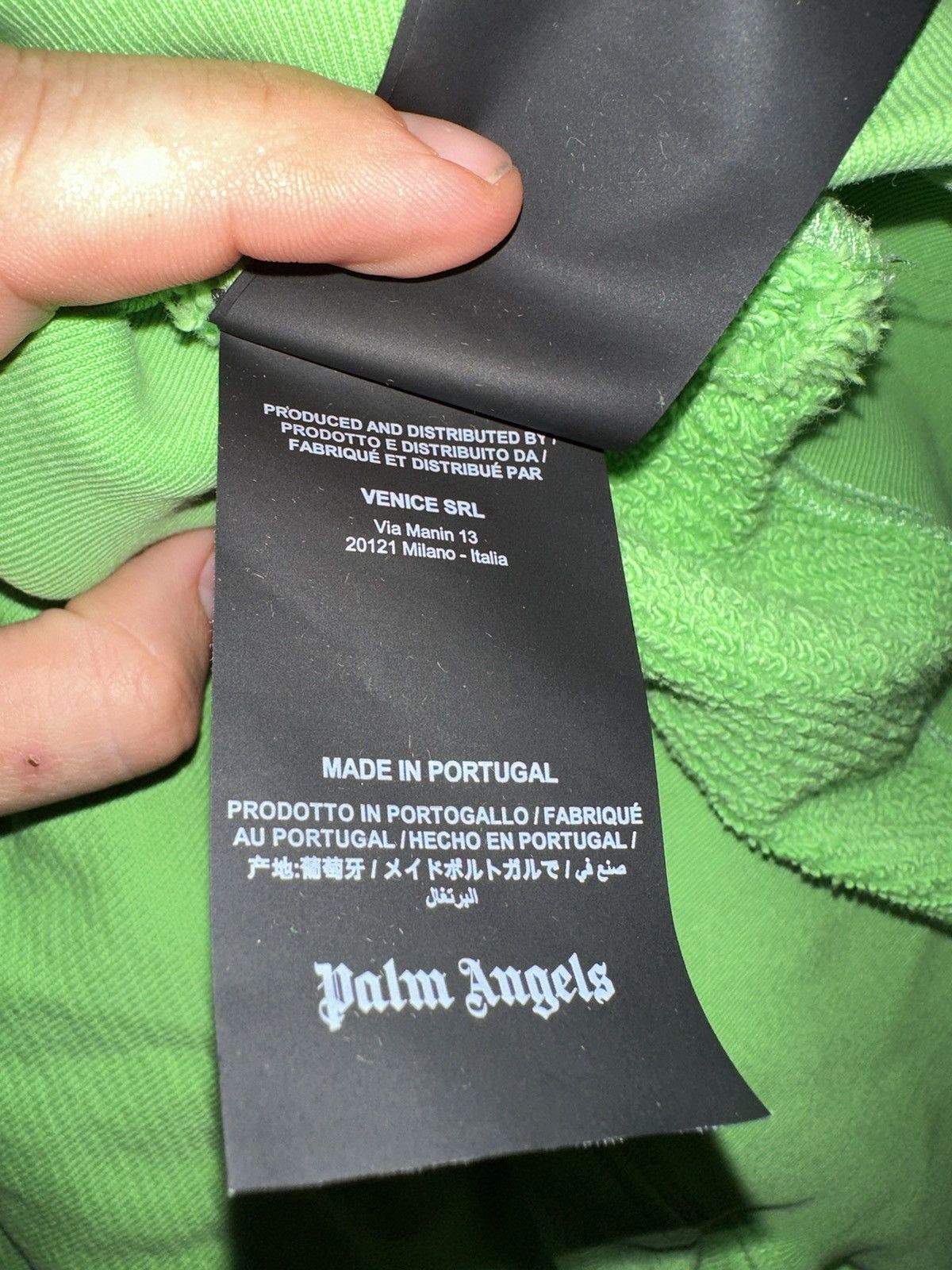 Palm Angels Palm Angels Green Angel Hoodie Designer Streetwear Grail Size US L / EU 52-54 / 3 - 8 Thumbnail