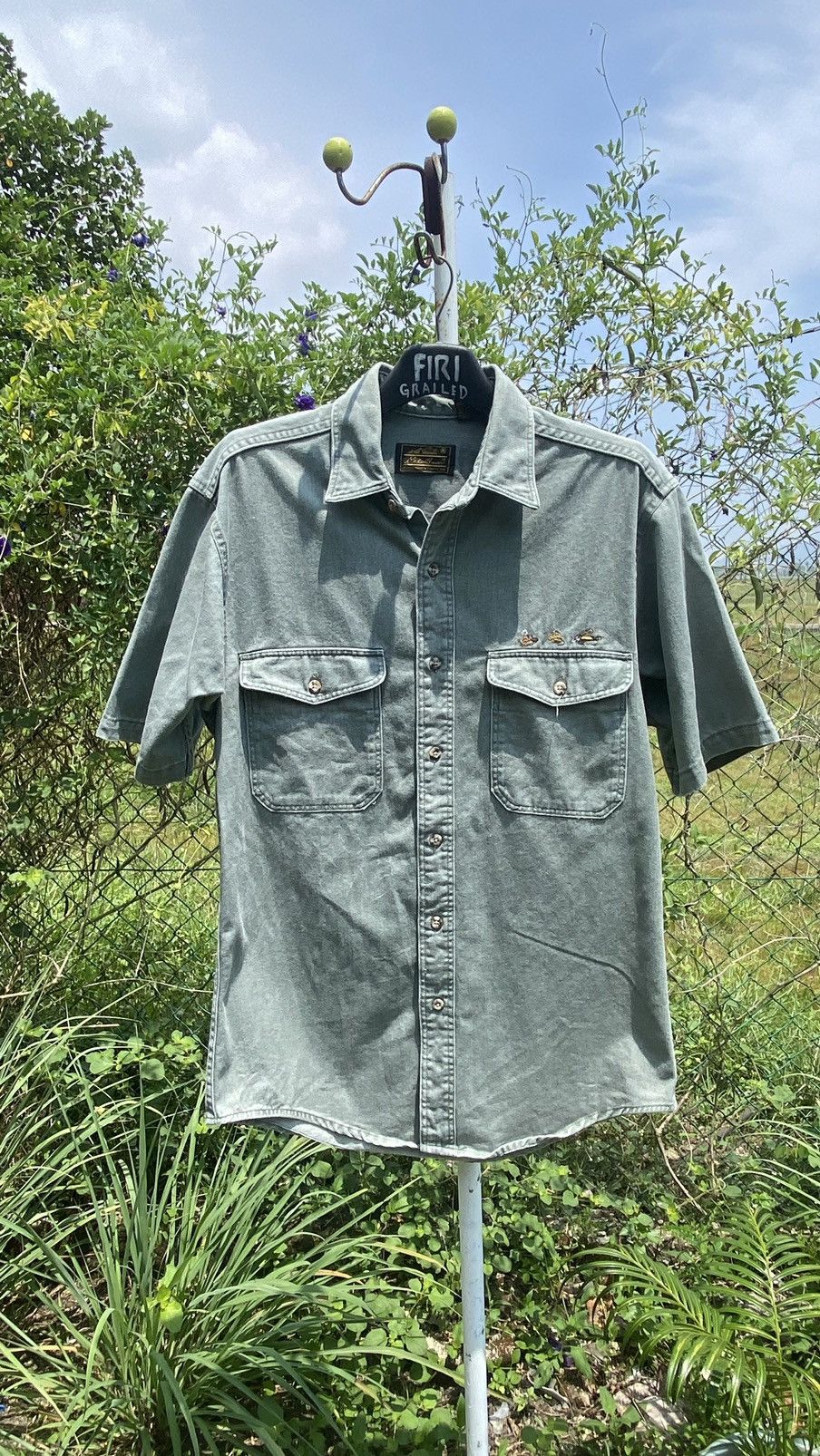 Eddie Bauer × Vintage Eddie Bauer Outdoor Officer Seattle U.S.A Button Shirt Size US S / EU 44-46 / 1 - 1 Thumbnail