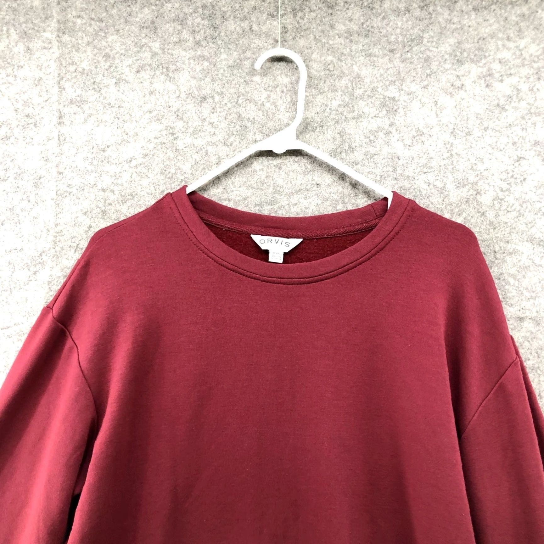 Orvis Orvis Sweatshirt Mens M Modal Blend Wine Red Crewneck Pullover Winter Size US M / EU 48-50 / 2 - 3 Thumbnail