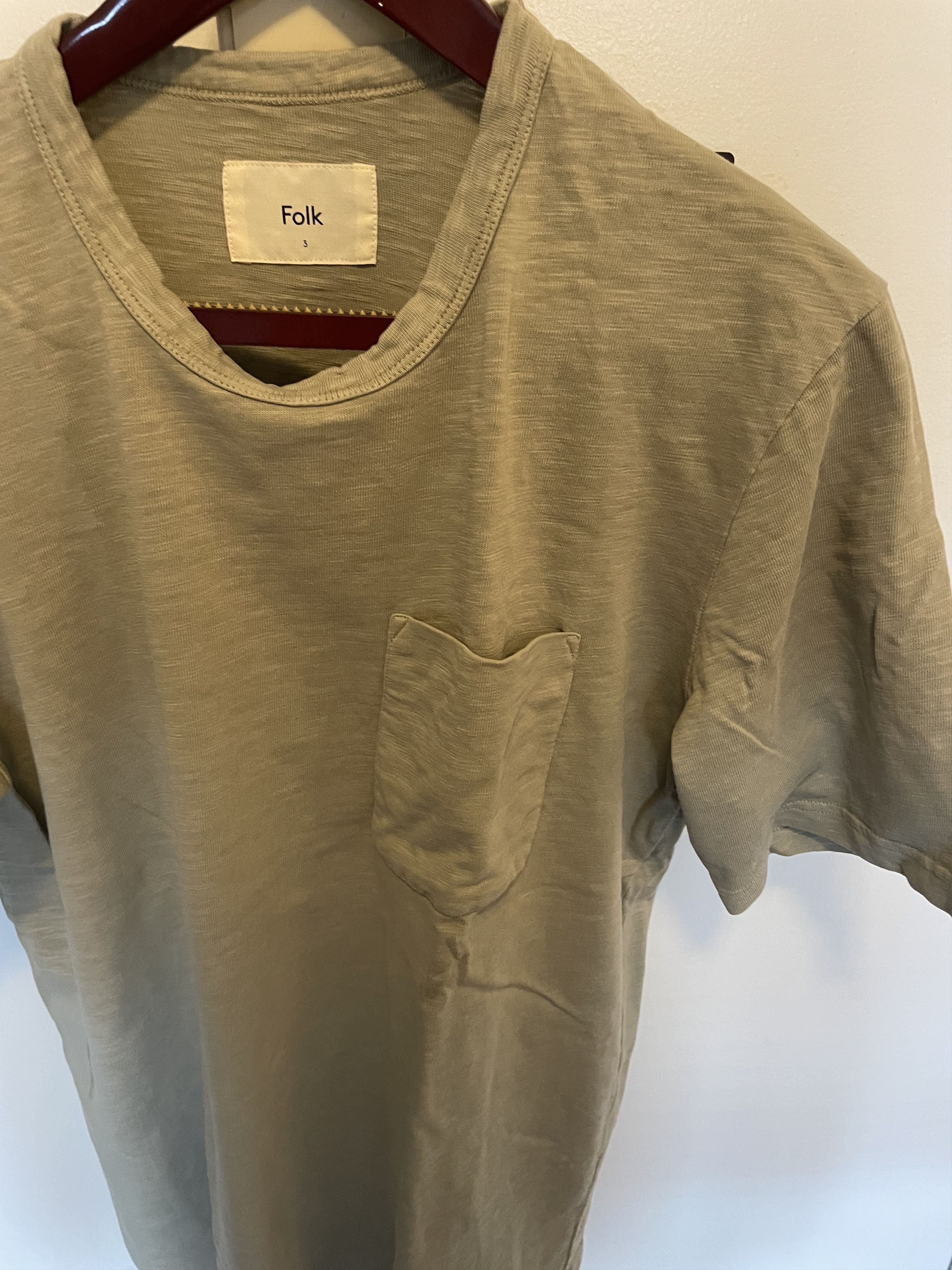 Folk Folk Short Sleeve Pocket Tee Size US L / EU 52-54 / 3 - 3 Thumbnail