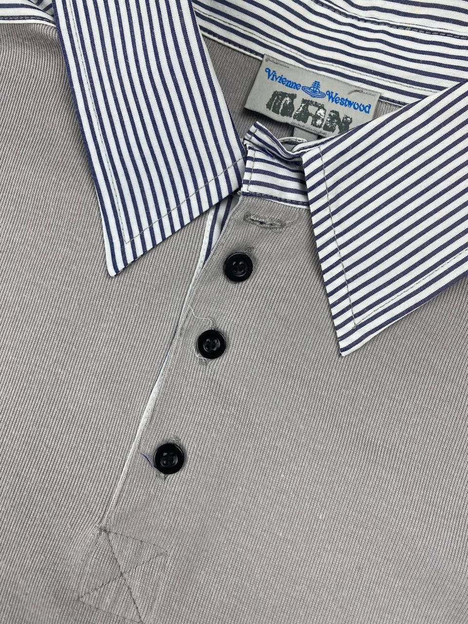 Vivienne Westwood Vivienne Westwood Polo Shirt Big Logo Men Size L Gray Size US L / EU 52-54 / 3 - 5 Thumbnail