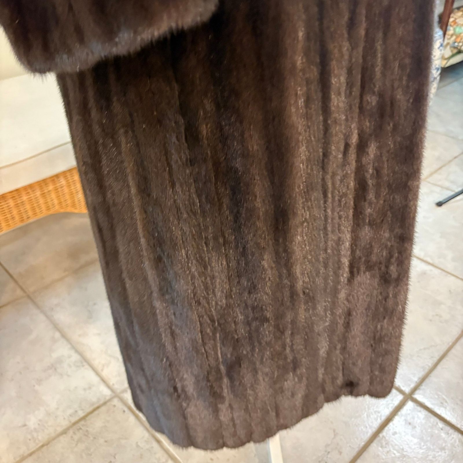 Vintage Vintage Guy Laroche Vintage Full Length Ranch Mink Coat Size M / US 6-8 / IT 42-44 - 8 Thumbnail