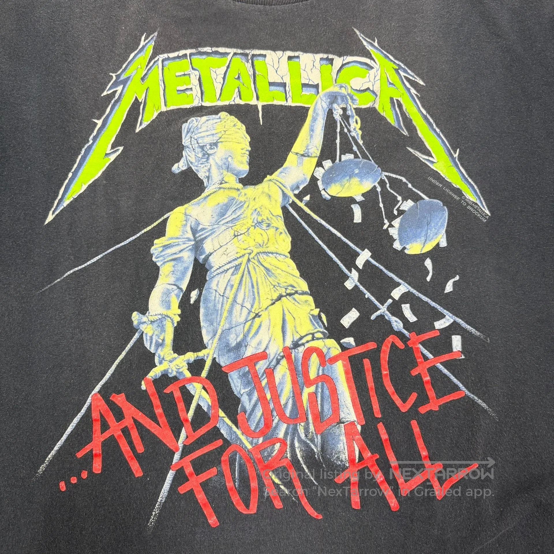 Vintage Vintage Metallica 90s Band Tee. Size US M / EU 48-50 / 2 - 4 Thumbnail