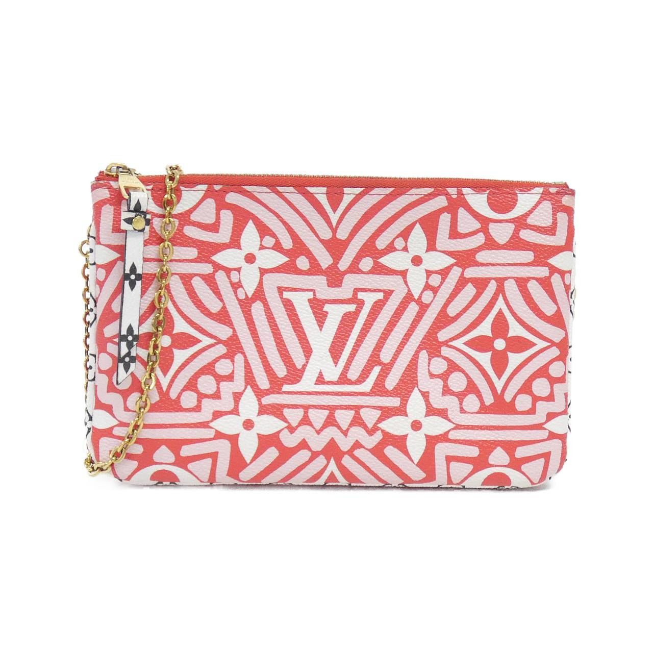 Louis Vuitton Louis Vuitton Louis Vuitton LV Crafty Pochette Double Zip Coated Canvas Shoulder Bag Textile Shoulder Bag M69507 DUTY FREE for USA Size ONE SIZE - 1 Thumbnail