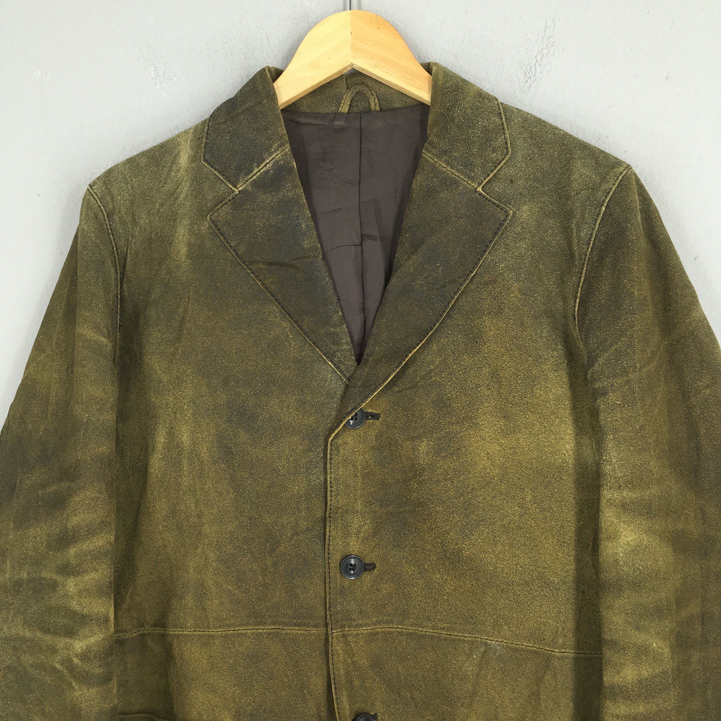 Tornado Mart Vintage Tornado Mart Cowhide Leather Blazer Jacket M Size US M / EU 48-50 / 2 - 2 Thumbnail