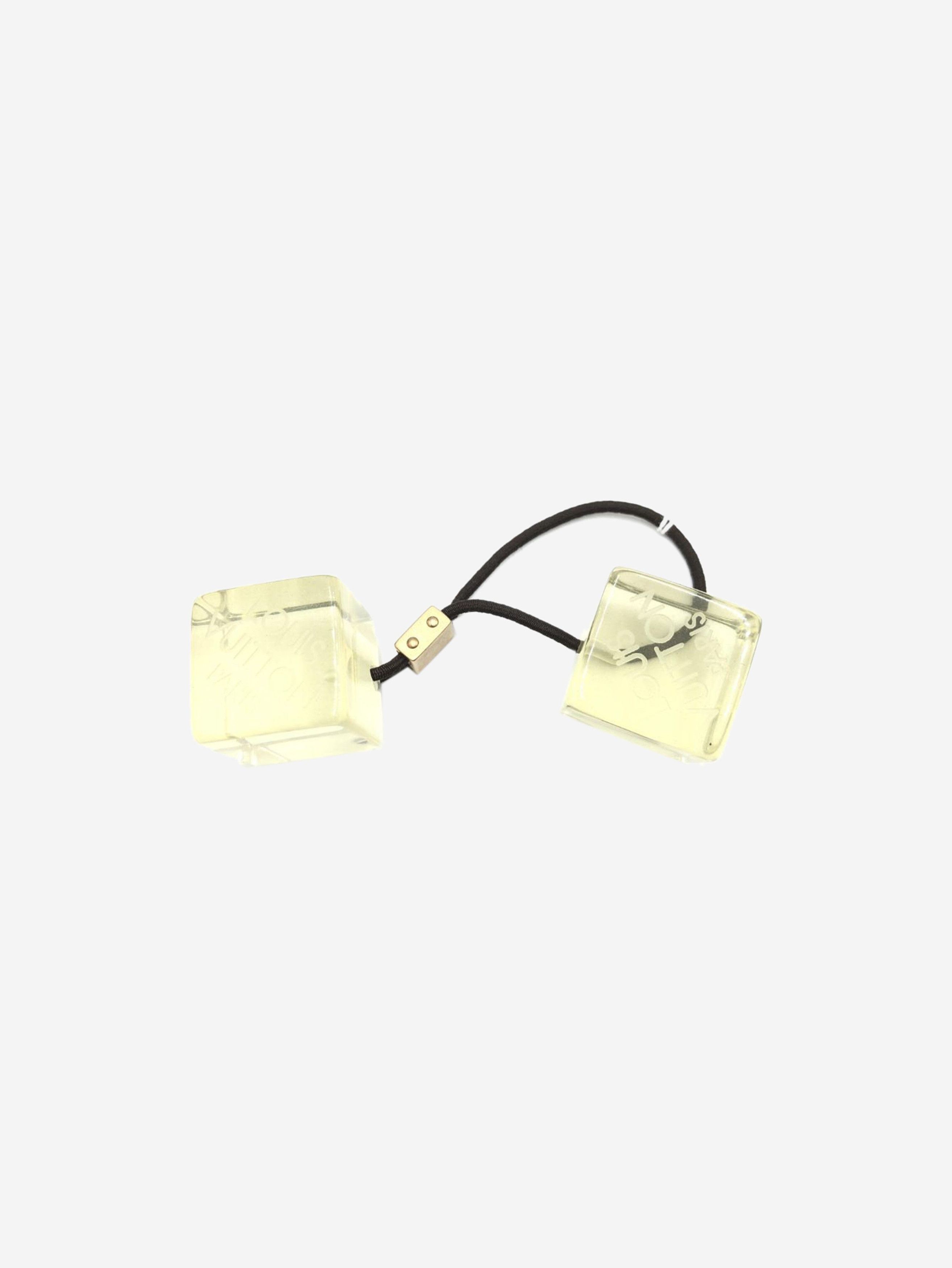 Louis Vuitton Yellow cube hair tie Size ONE SIZE - 1 Thumbnail