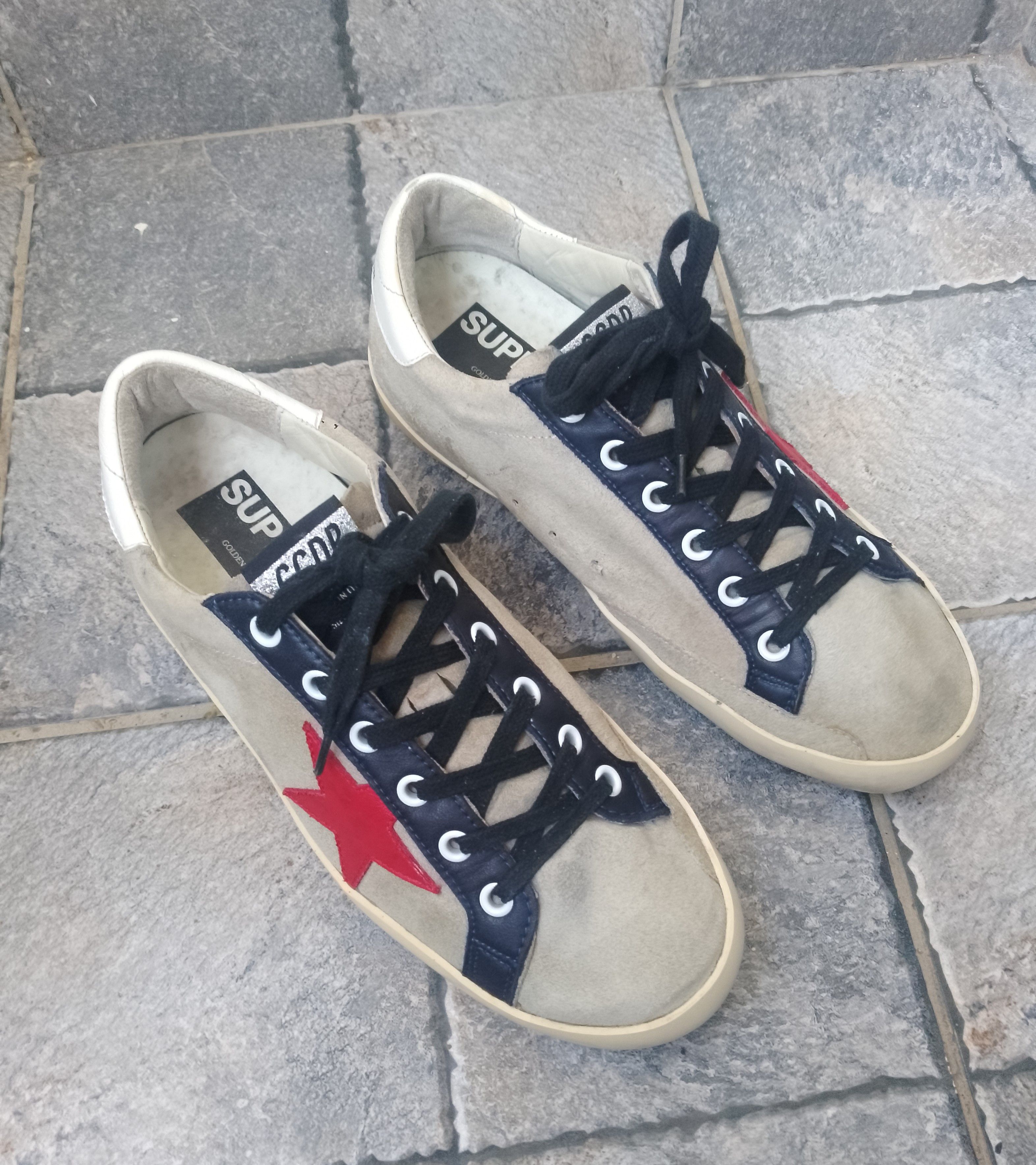 Golden Goose superstar suede low top sneakers Size US 9 / IT 39 - 1 Thumbnail