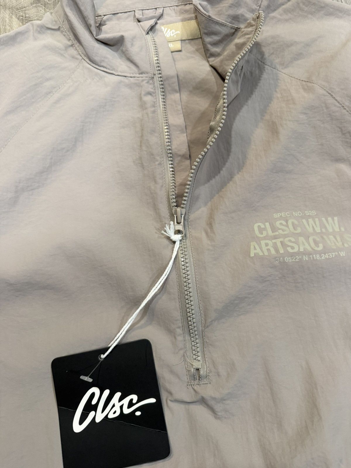 CLSC CLSC Beige Half Zip Jacket XL Minimal Streetwear Techwear Size US XL / EU 56 / 4 - 4 Thumbnail