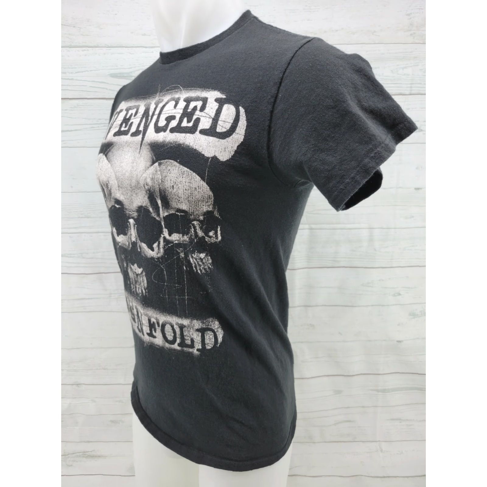 Vintage Avenged Sevenfold Black T Shirt Skull Rock Metal Music Band XS S Adult Small Short Sleeve Crew Neck Graphic Print Unisex Barvado Brand Vintage No Size US S / EU 44-46 / 1 - 3 Thumbnail