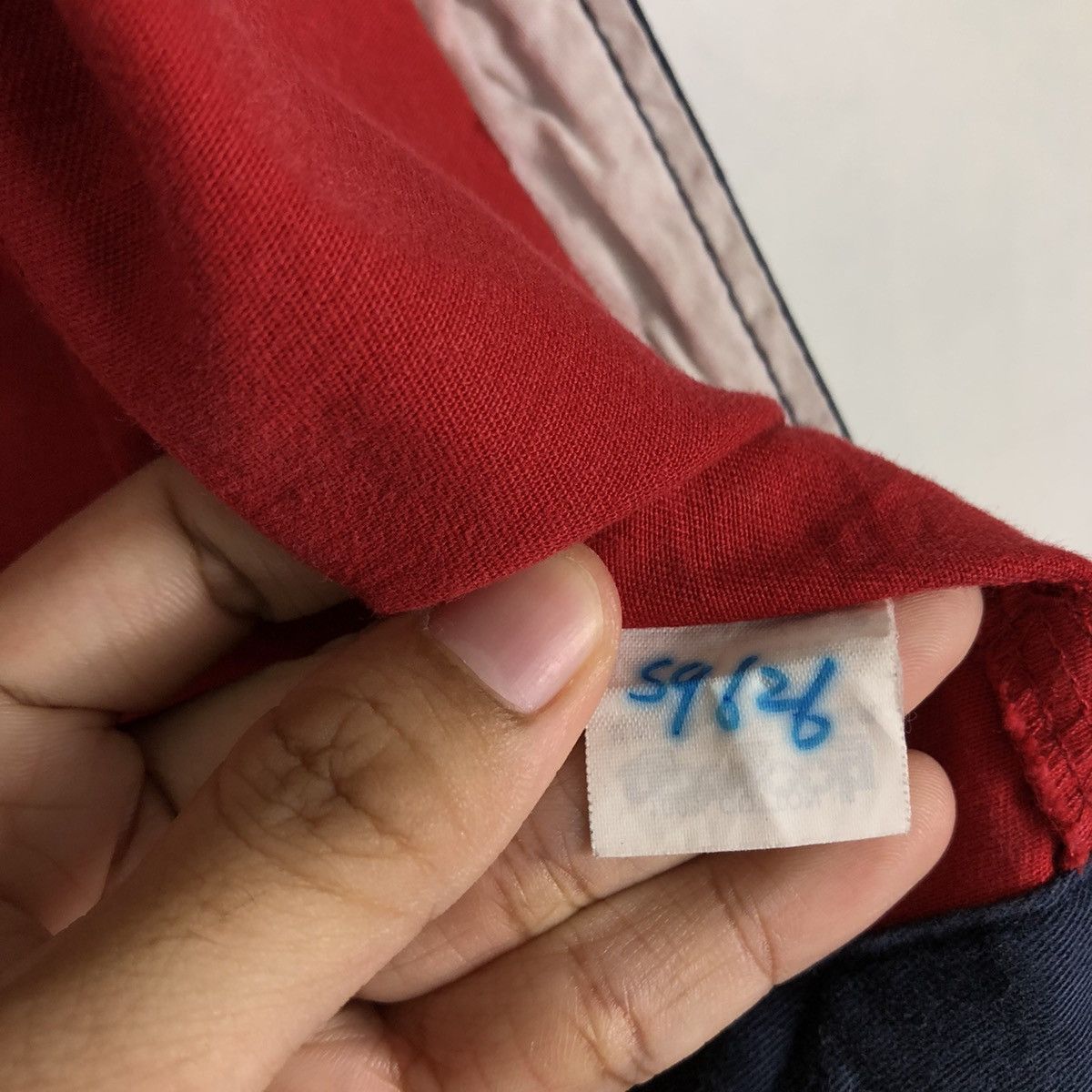 Ralph Lauren 🔥Rich Red - Cropped Trucker Denim Ralph Lauren MFG CO Size US M / EU 48-50 / 2 - 14 Thumbnail