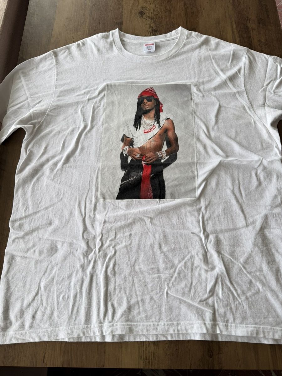 Supreme Playboi Carti supreme tee white | Grailed