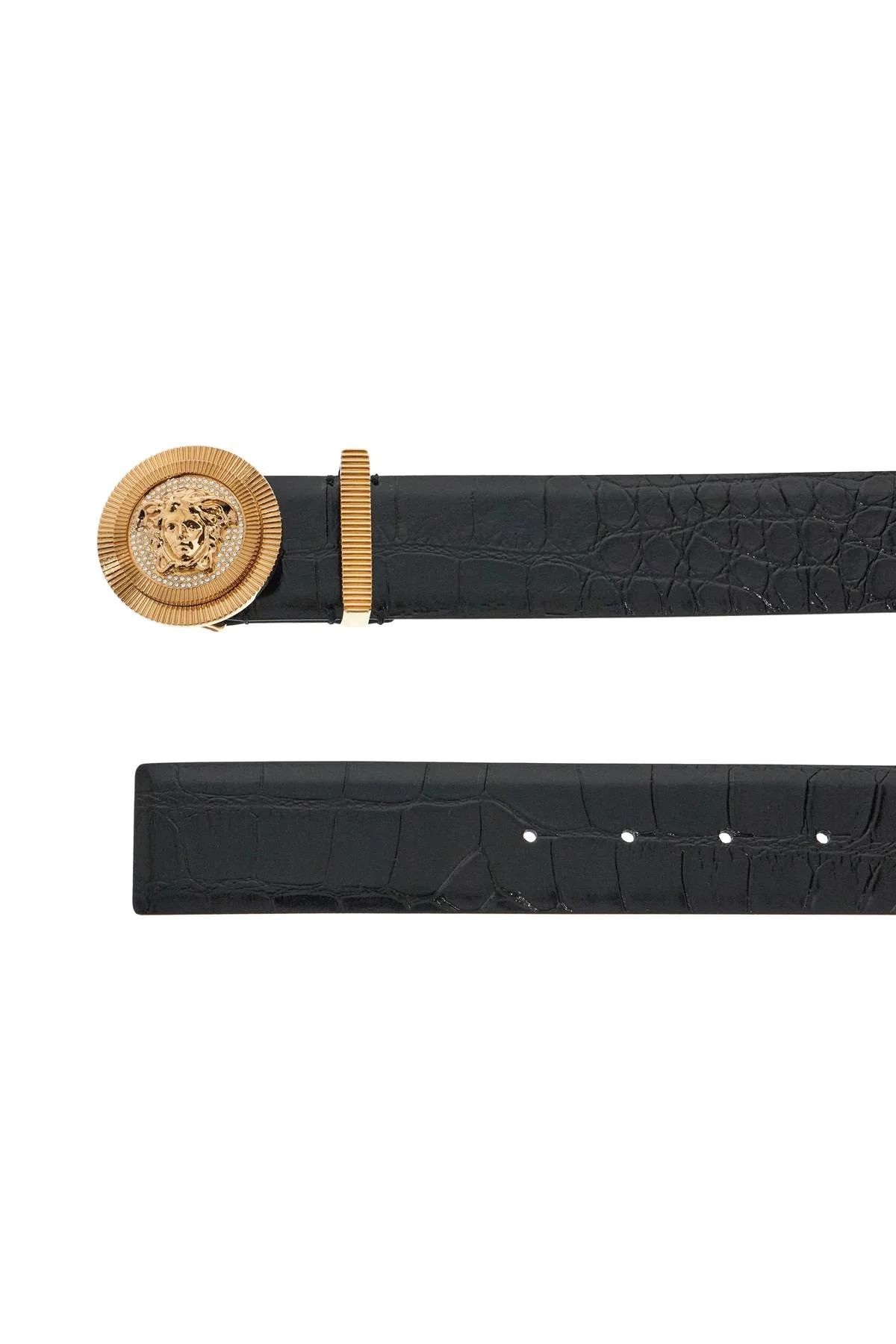 Versace o1s22i1n0125 Size: 90 / Embossed Crocodile Calfskin Belt Size 42 - 2 Thumbnail